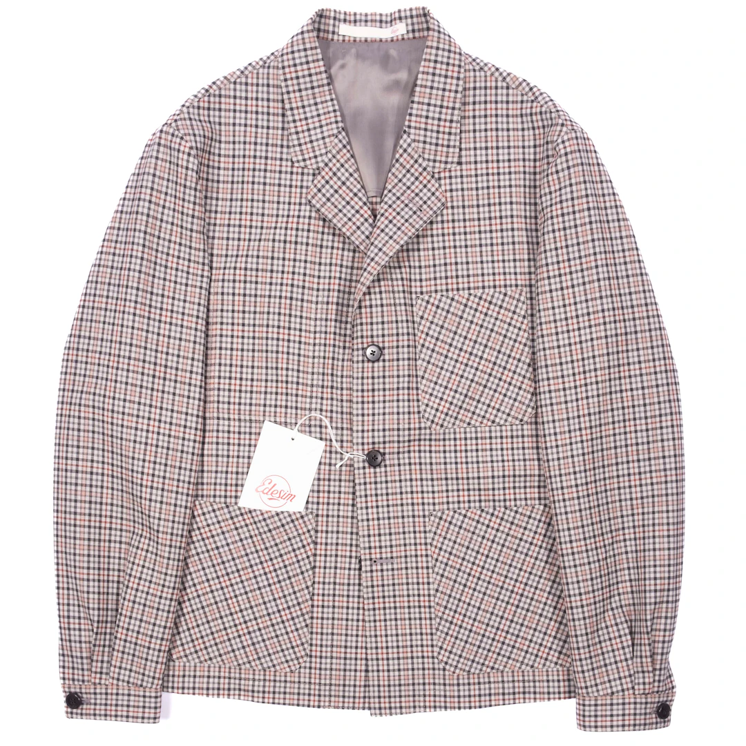 Neapolitan Hand Tailored Red, White and Black Checked Checks Holland