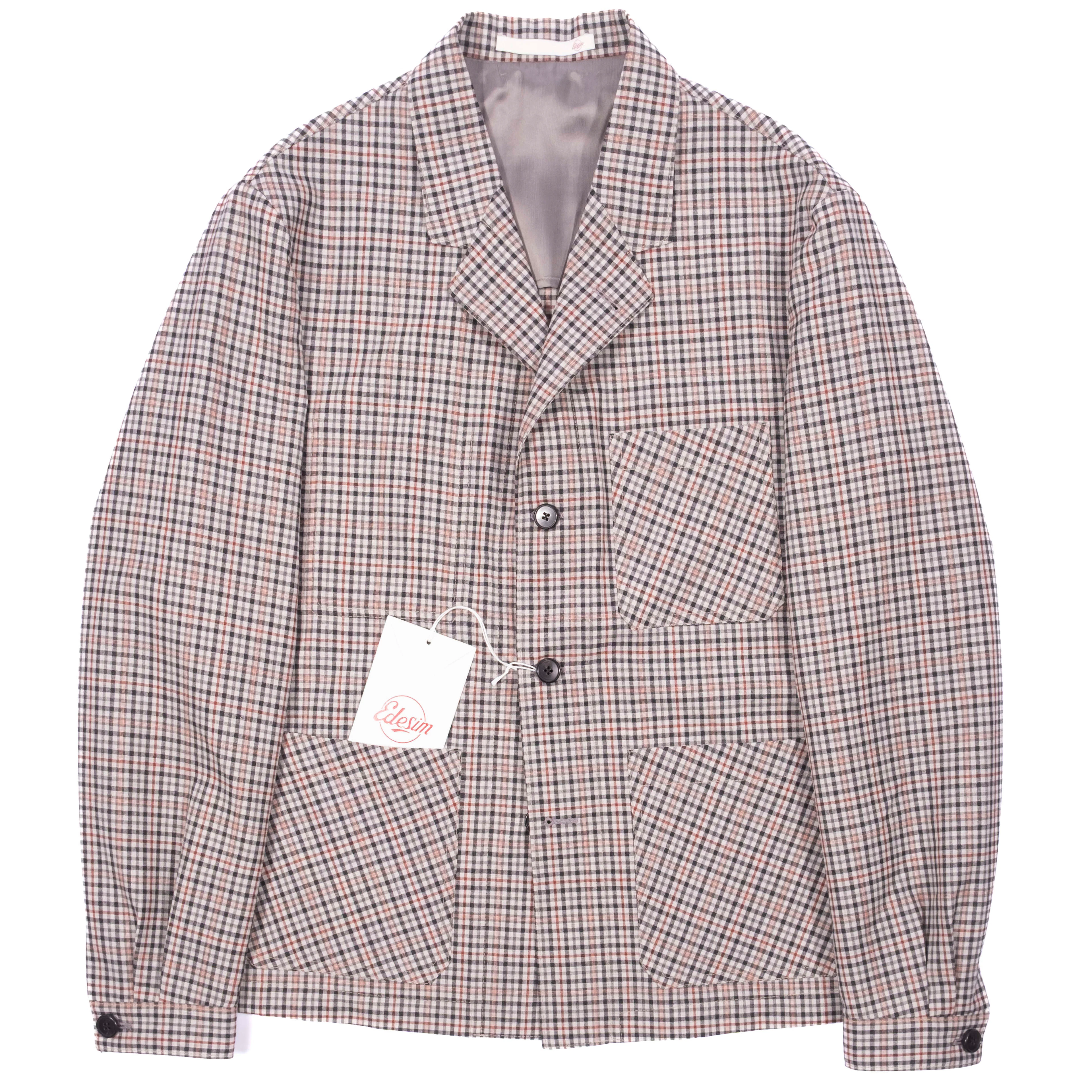Neapolitan Hand Tailored Red, White and Black Checked Checks Holland