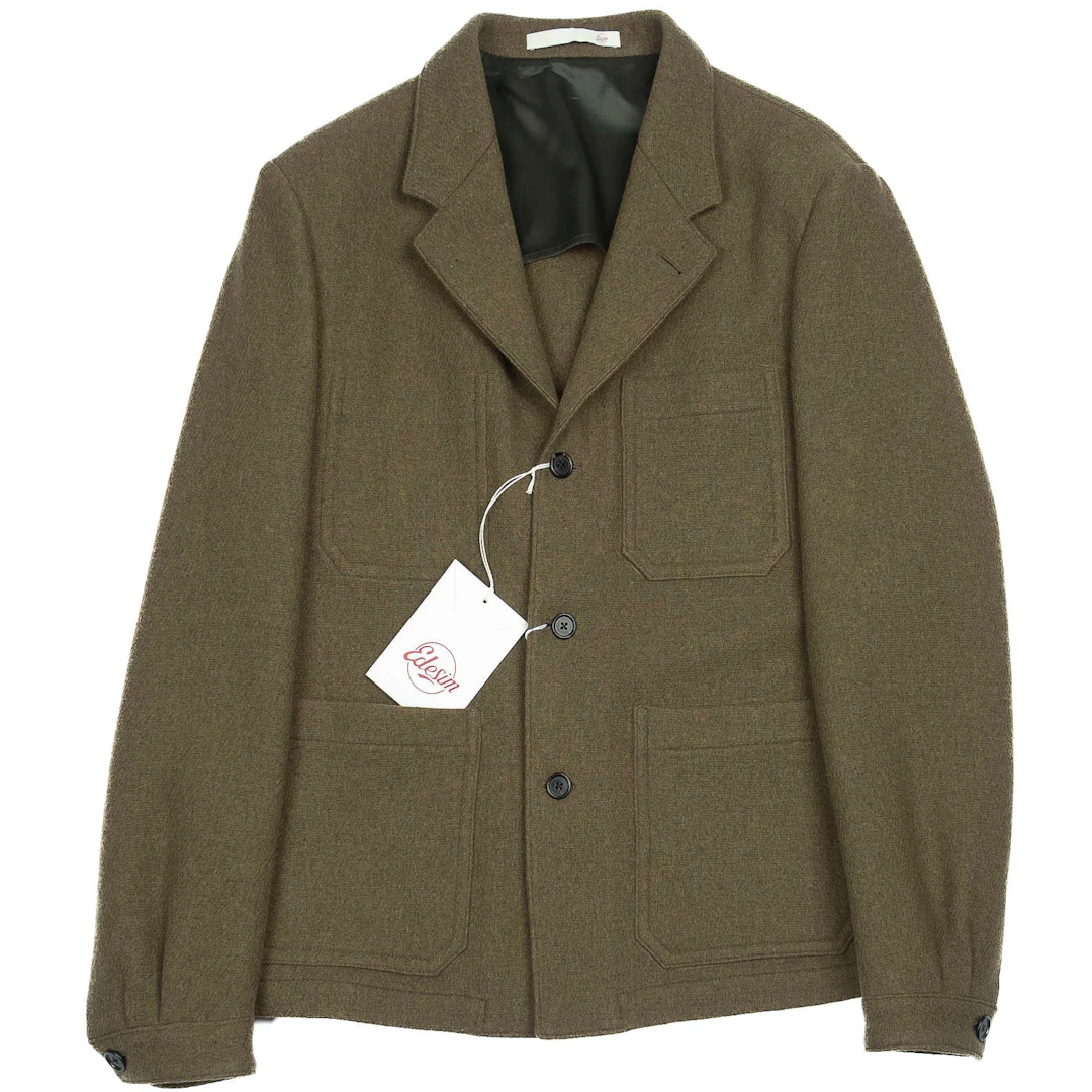 Neapolitan Tailored Olive Utility Jacket