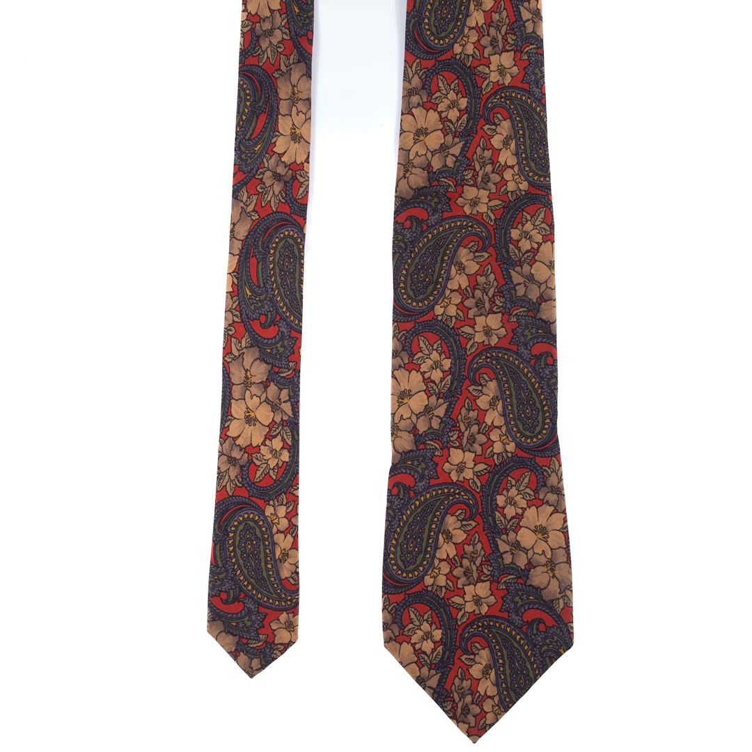 Altea Red Paisley Tie