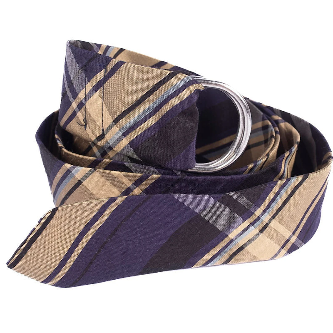 Beige and Blue Belt