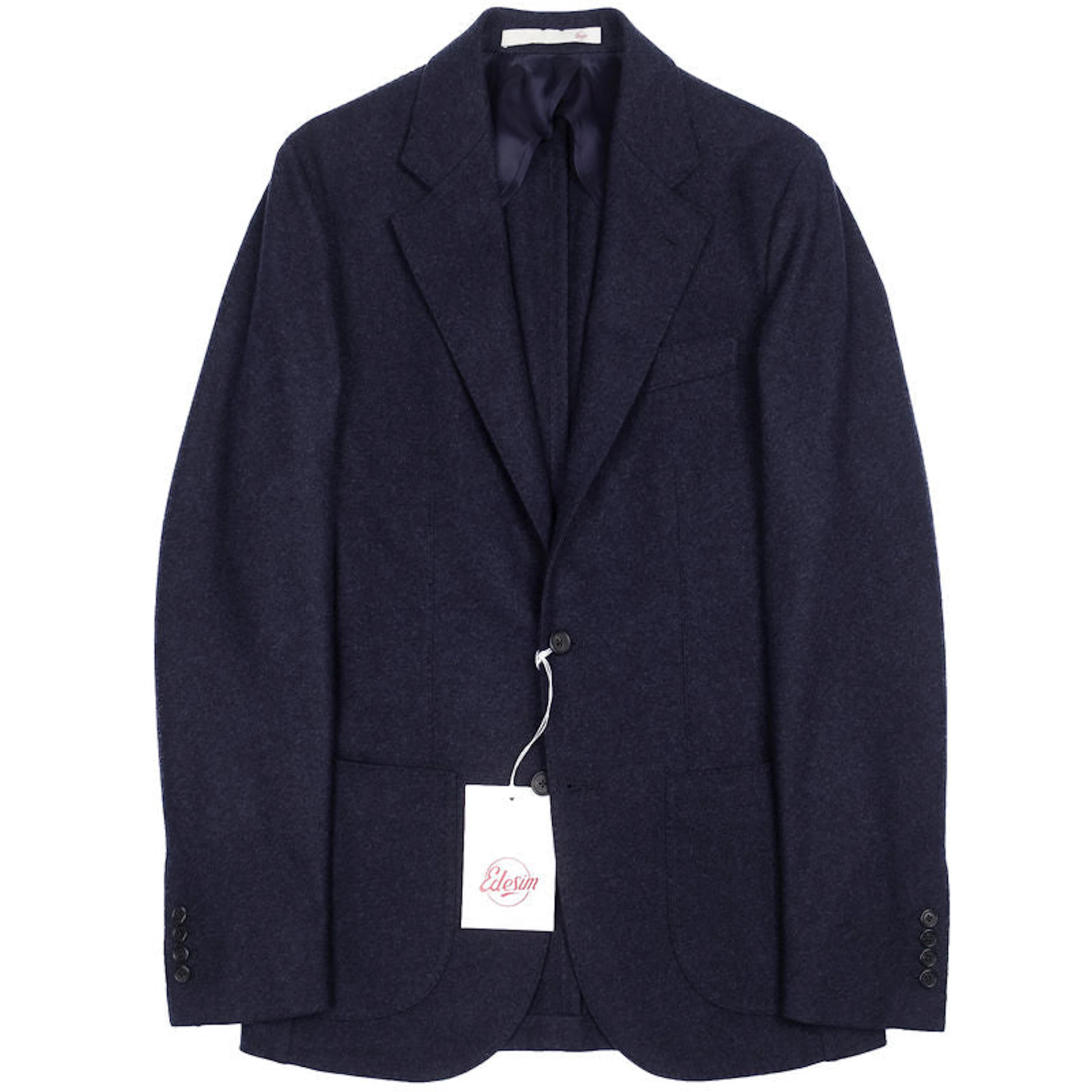 Neapolitan Hand Tailored Navy Drapers Flannel Sport Coat
