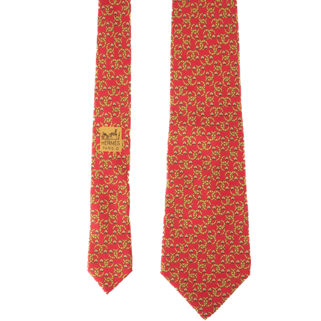 Red Patterned Tie