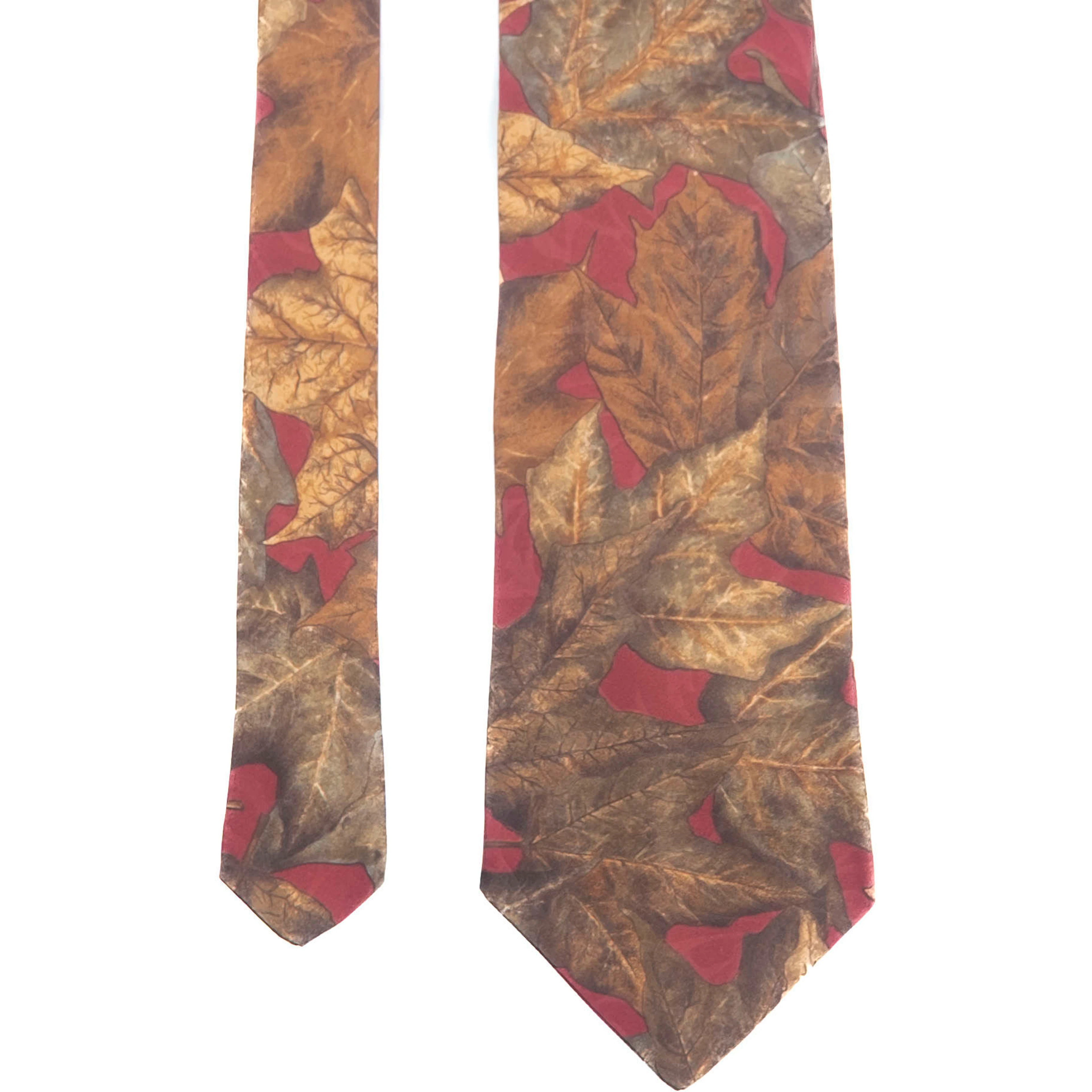 Brown Leaf Tie