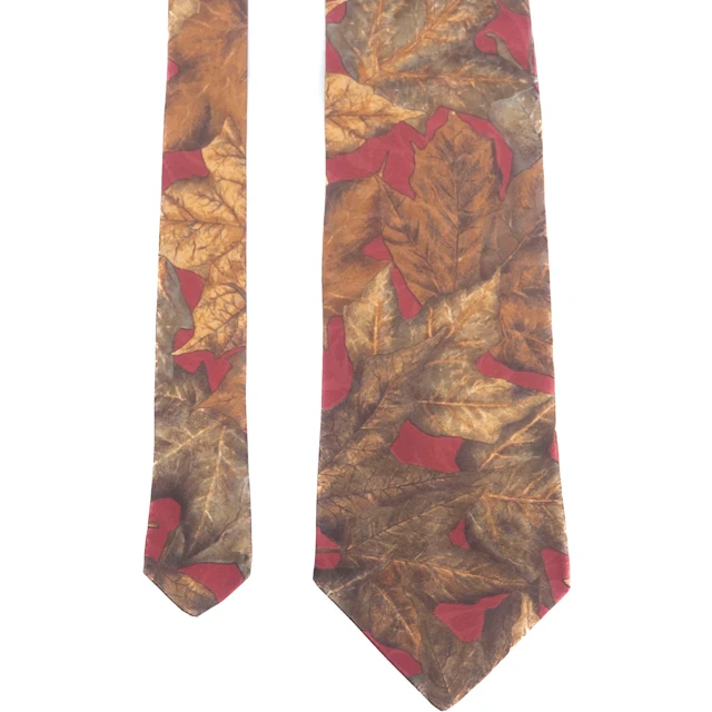 Brown Leaf Tie