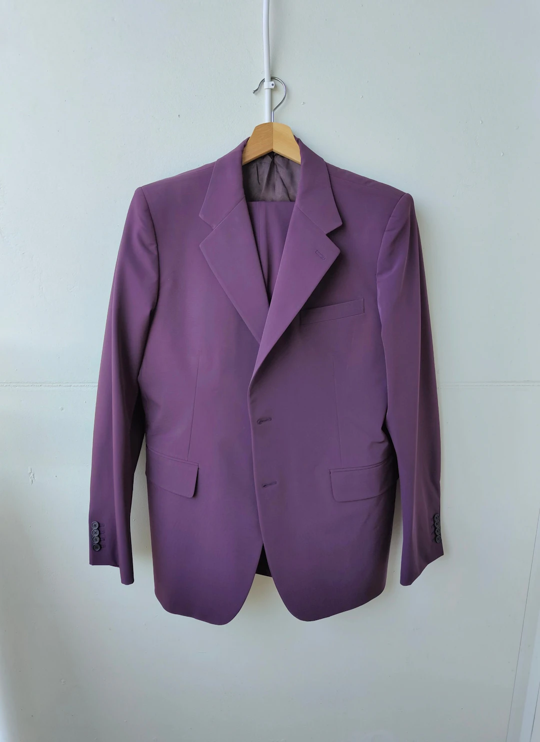 Purple/Burgundy Prada Suit