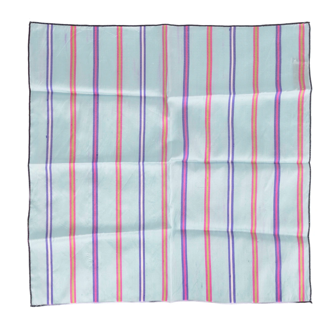 Pastel Striped Pocket Square