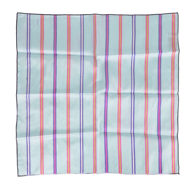 Pastel Striped Pocket Square