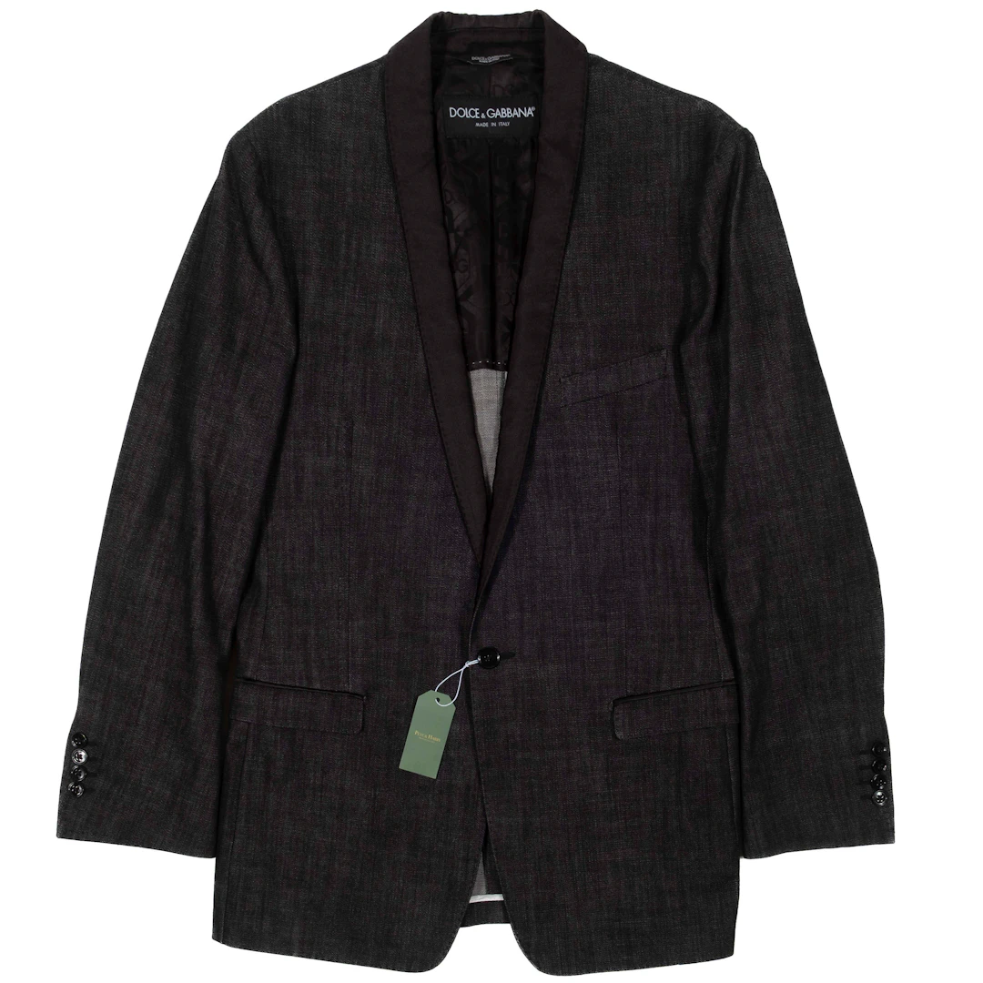 Dolce & Gabbana Denim Dinner Jacket Sz 50