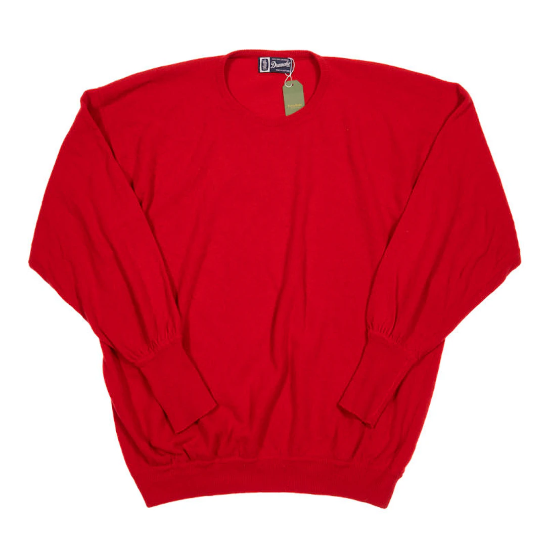 Drumohr Red Cashmere Sweater Sz XXL