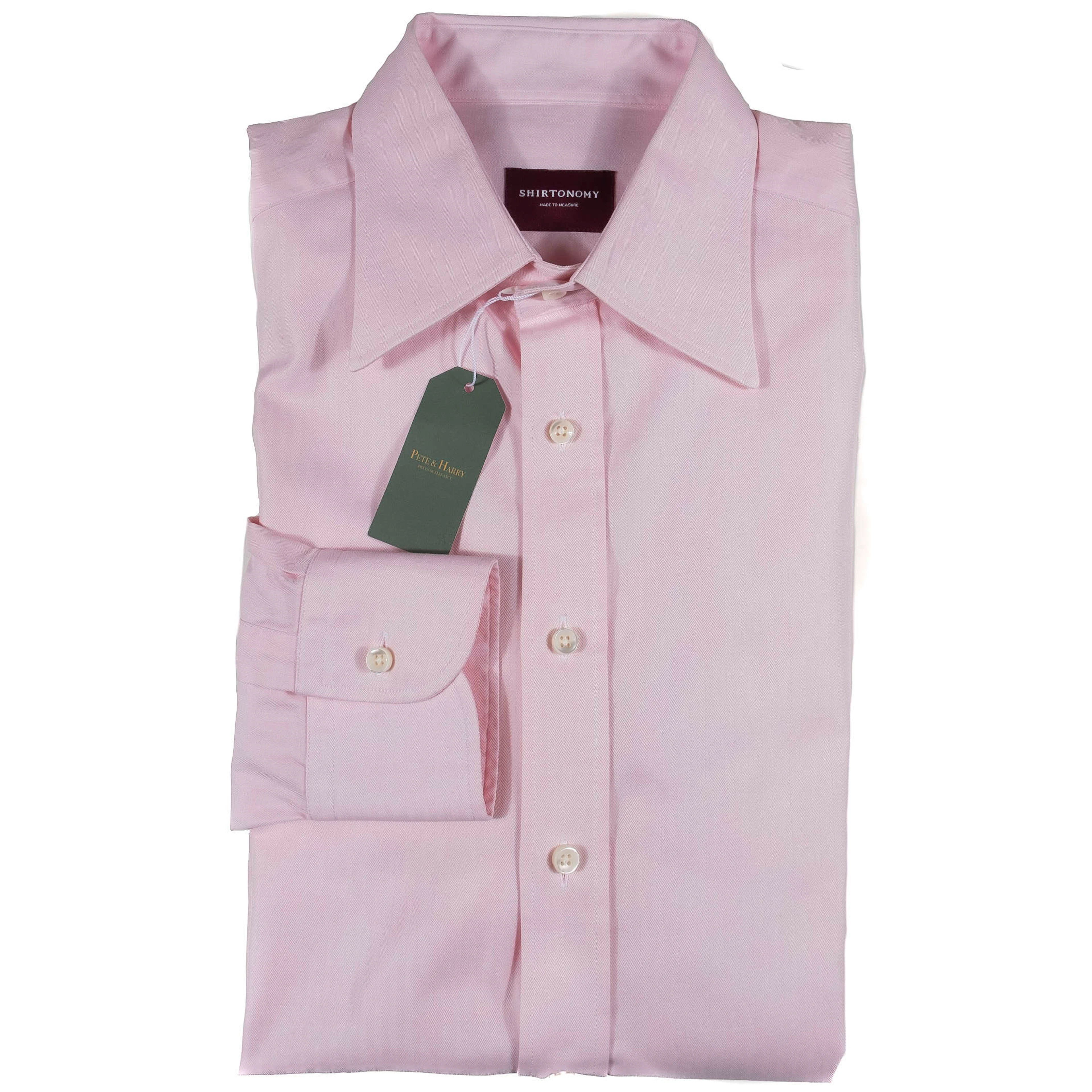 Shirtonomy Pink Shirt Sz 43
