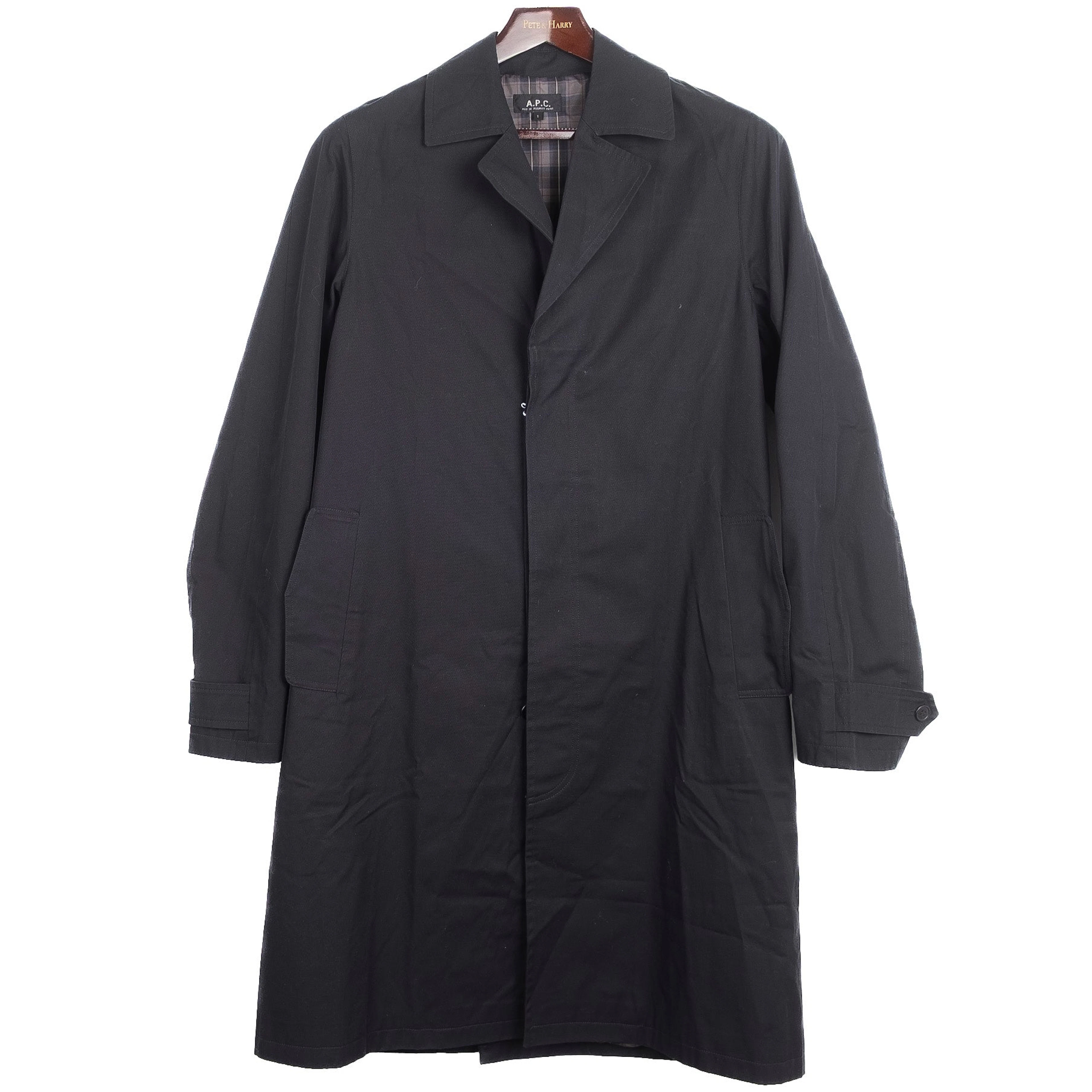 A.P.C. Black Spring/Fall Coat