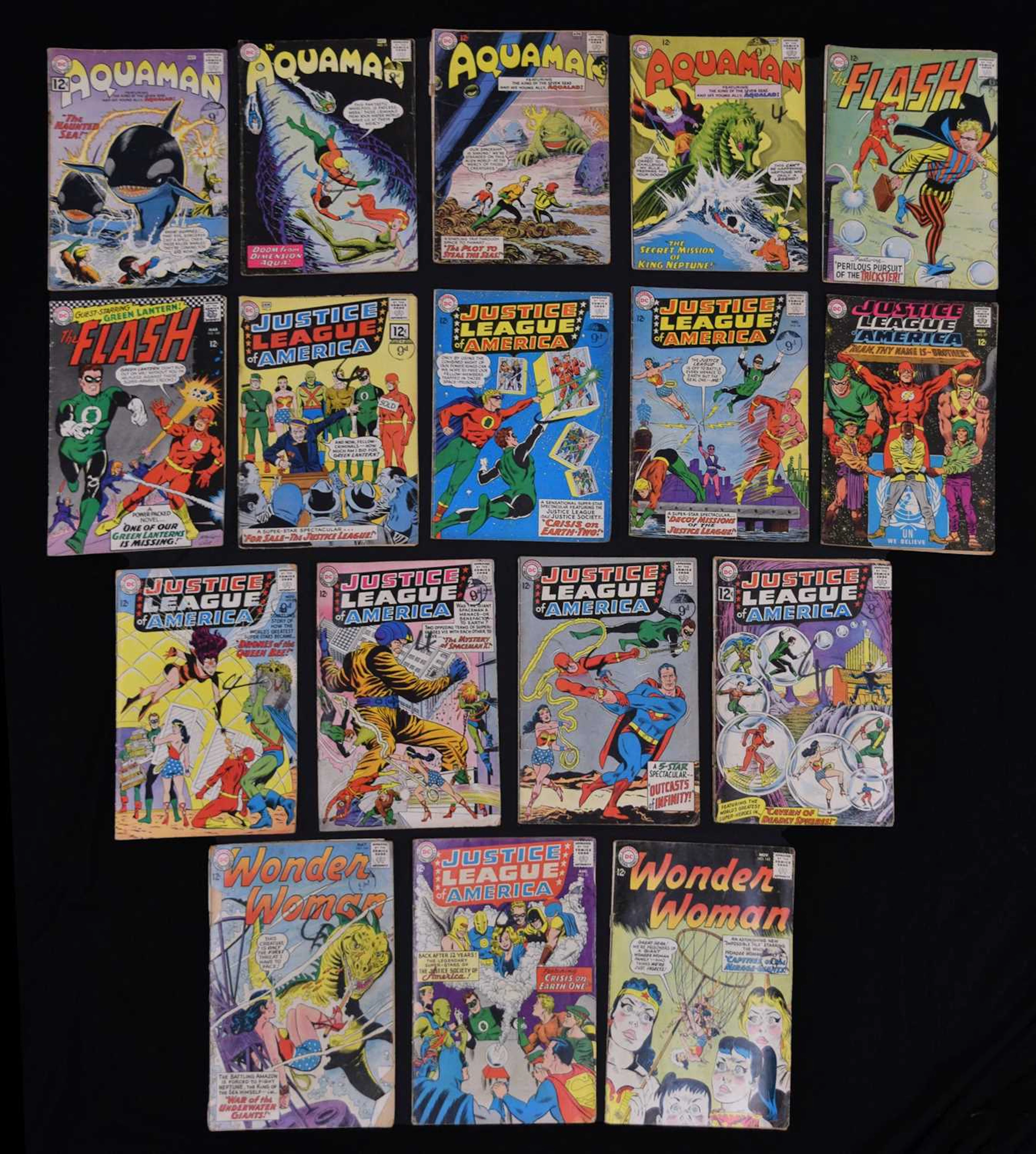 Collection of 1960s DC comics