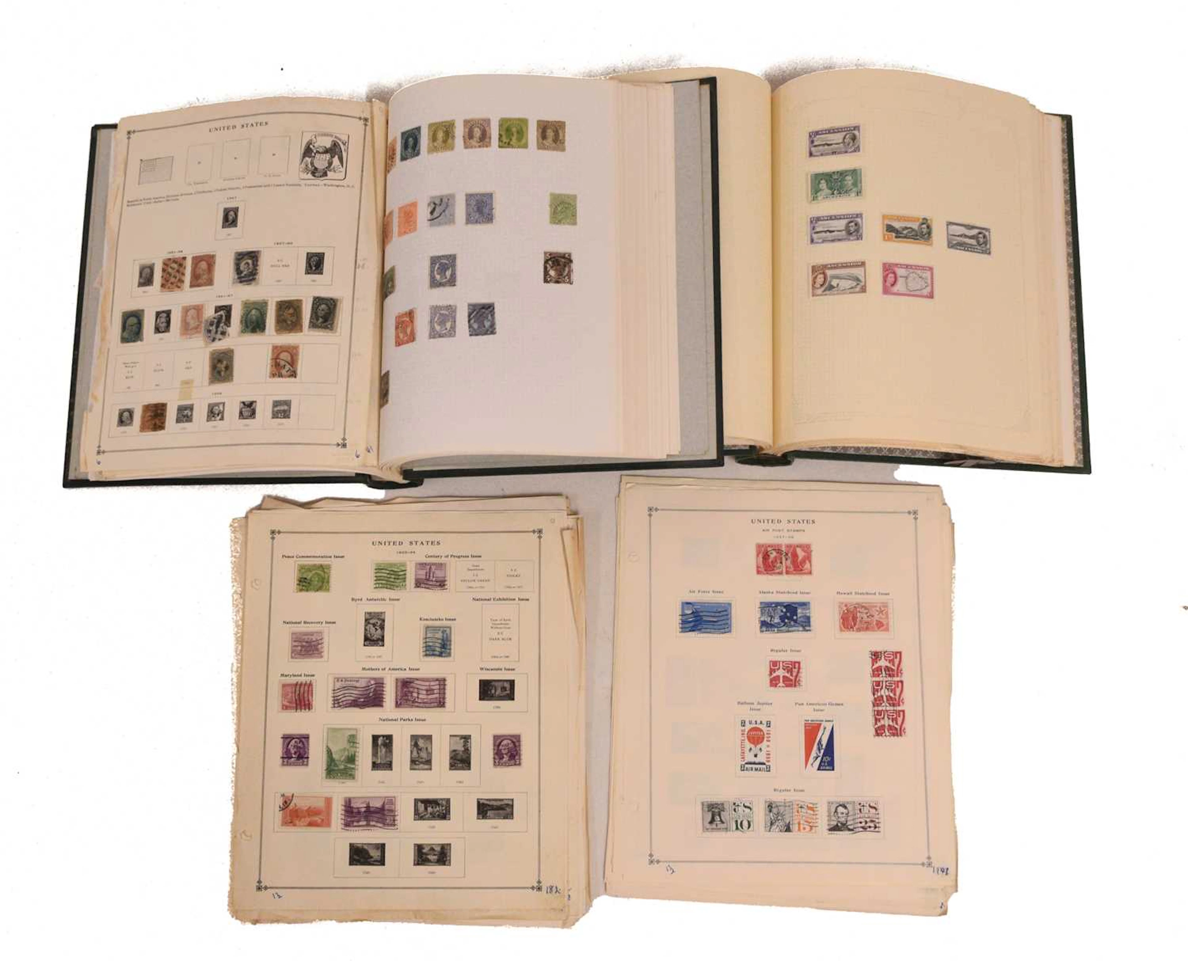 Collection of World postage stamps, many early issues
