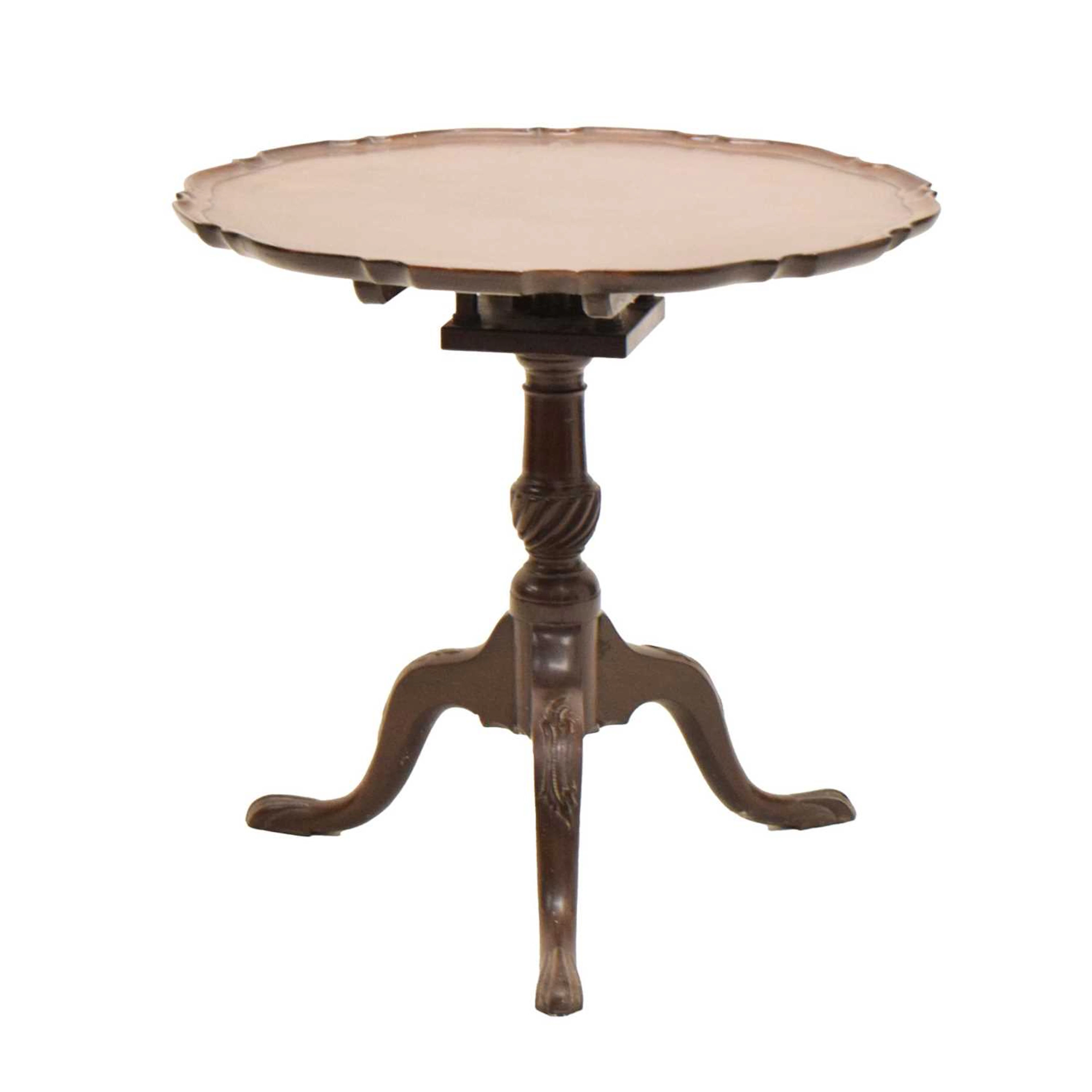19th century mahogany snap-top table