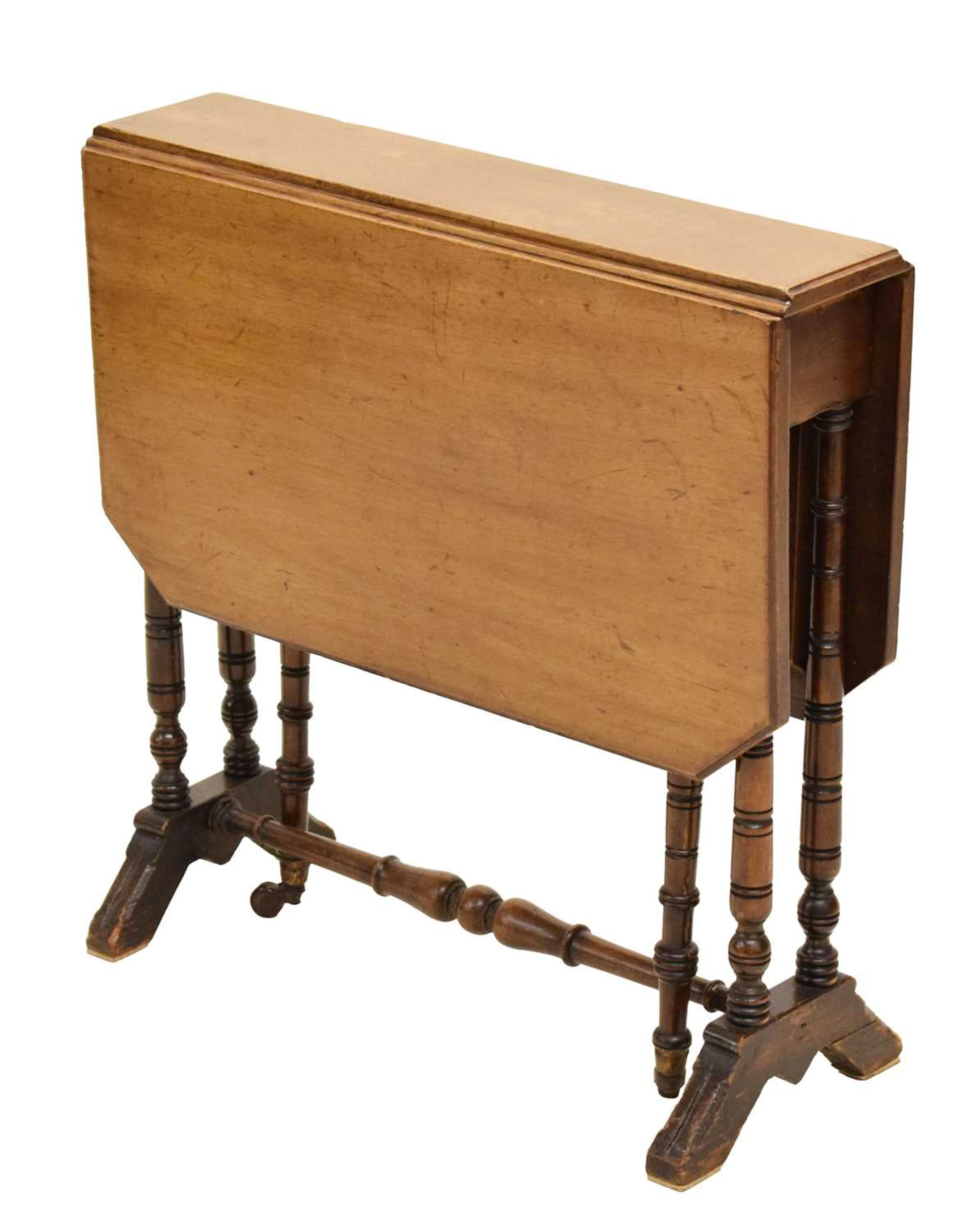Victorian mahogany Sutherland tea table