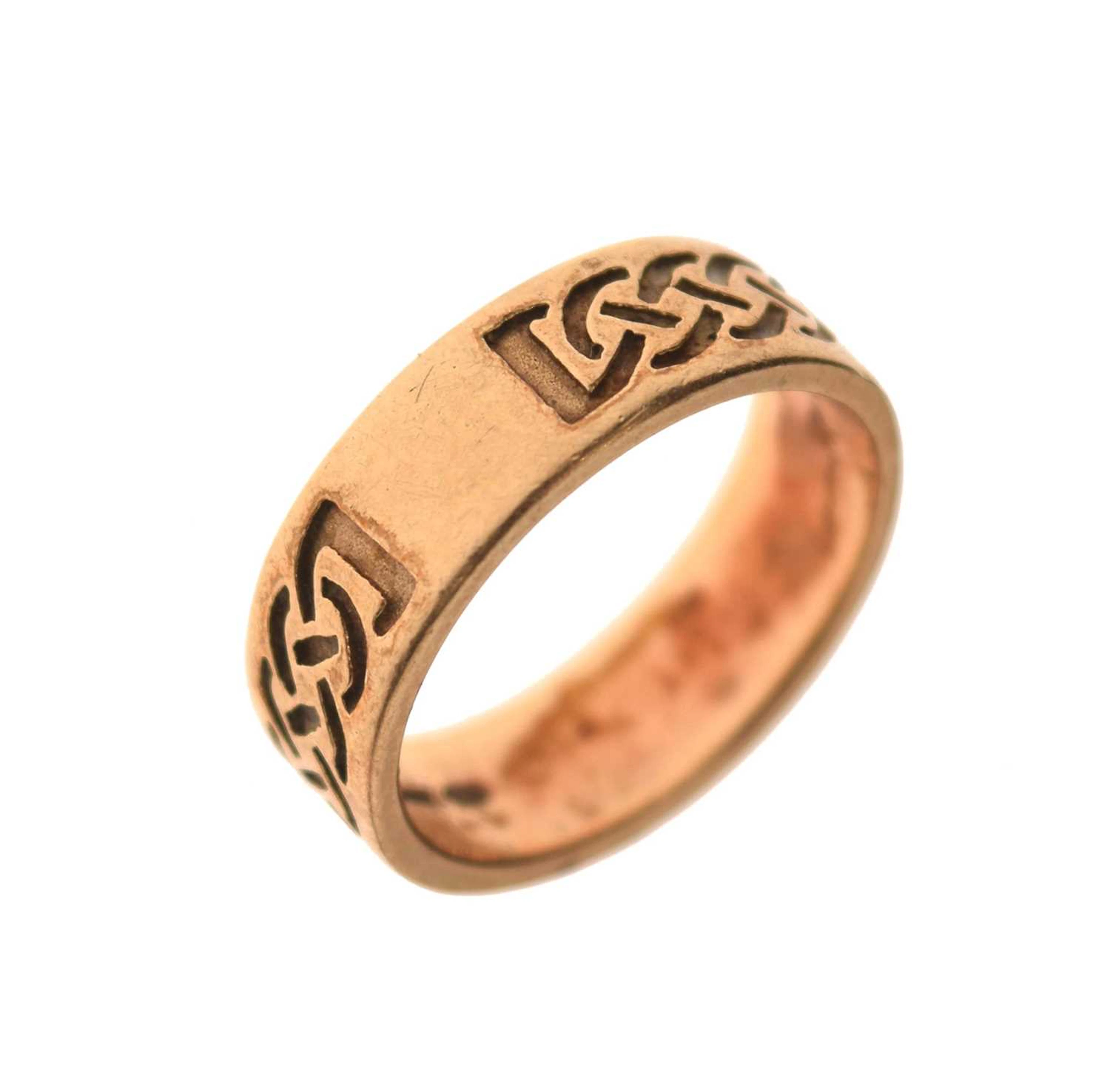9ct Welsh gold wedding band