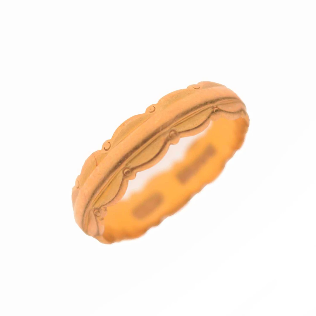 22ct gold wedding band