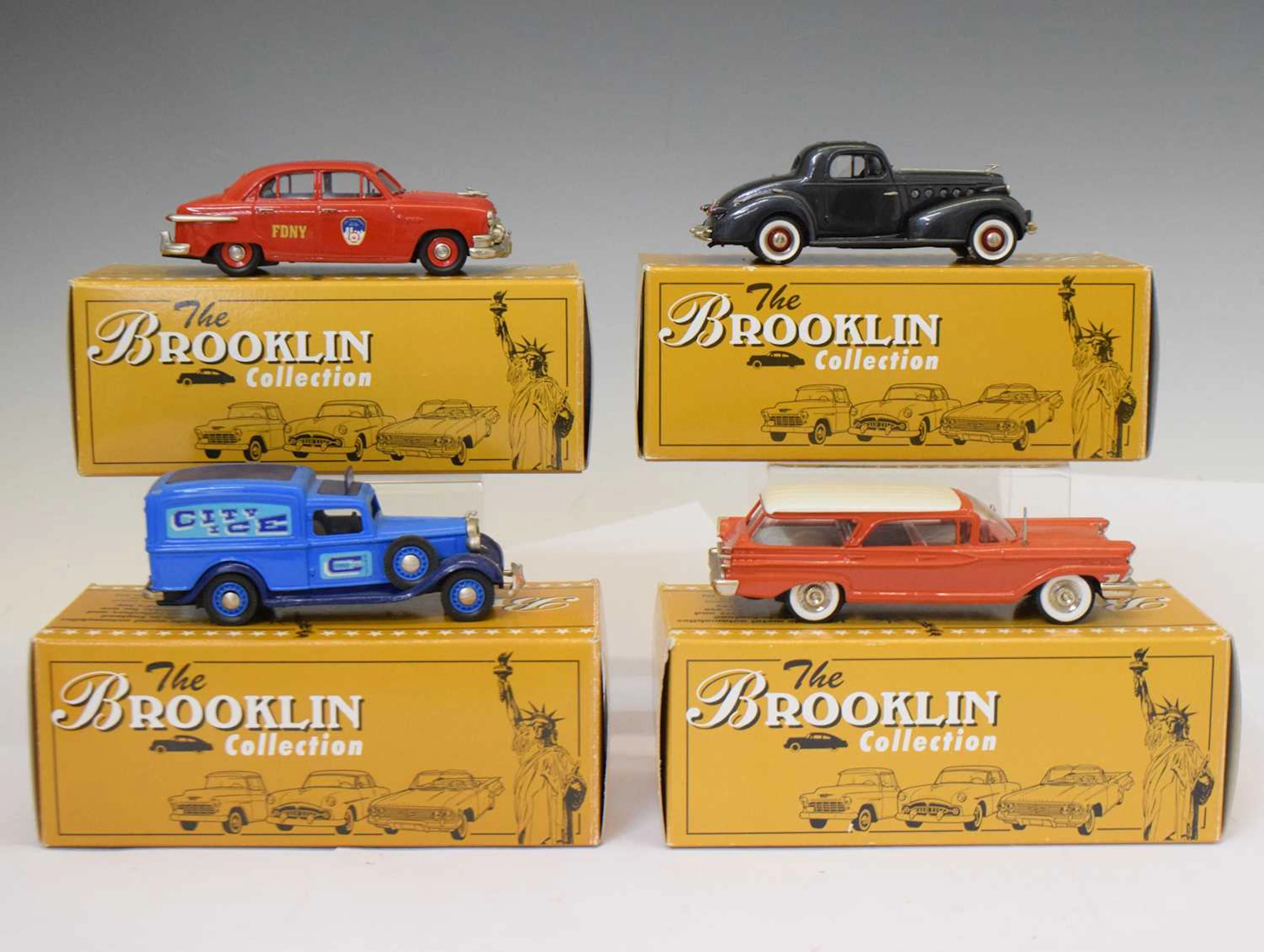 Brooklin Models - Four boxed 1:43 scale model vehicles