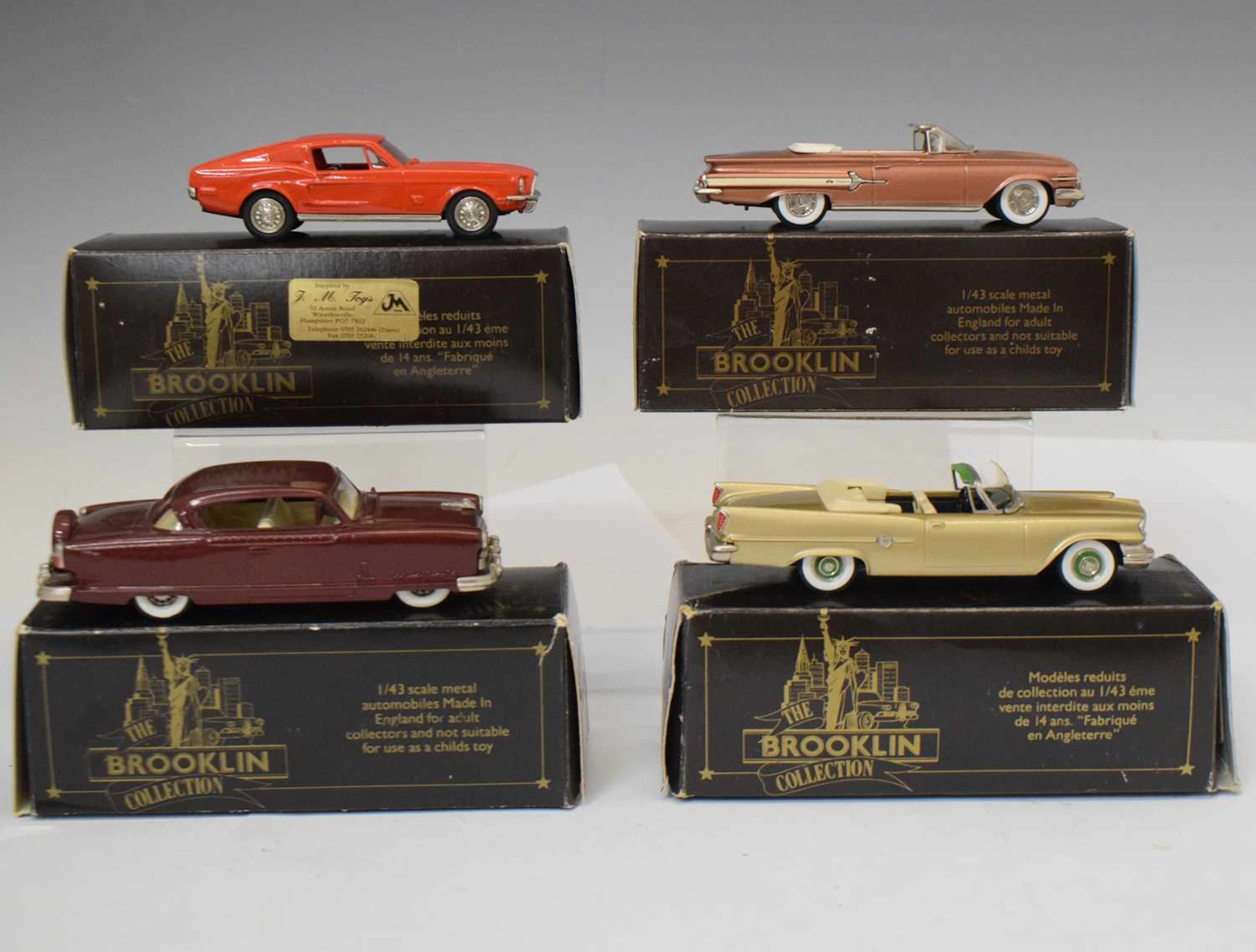 Brooklin Models - Four boxed 1:43 scale model vehicles