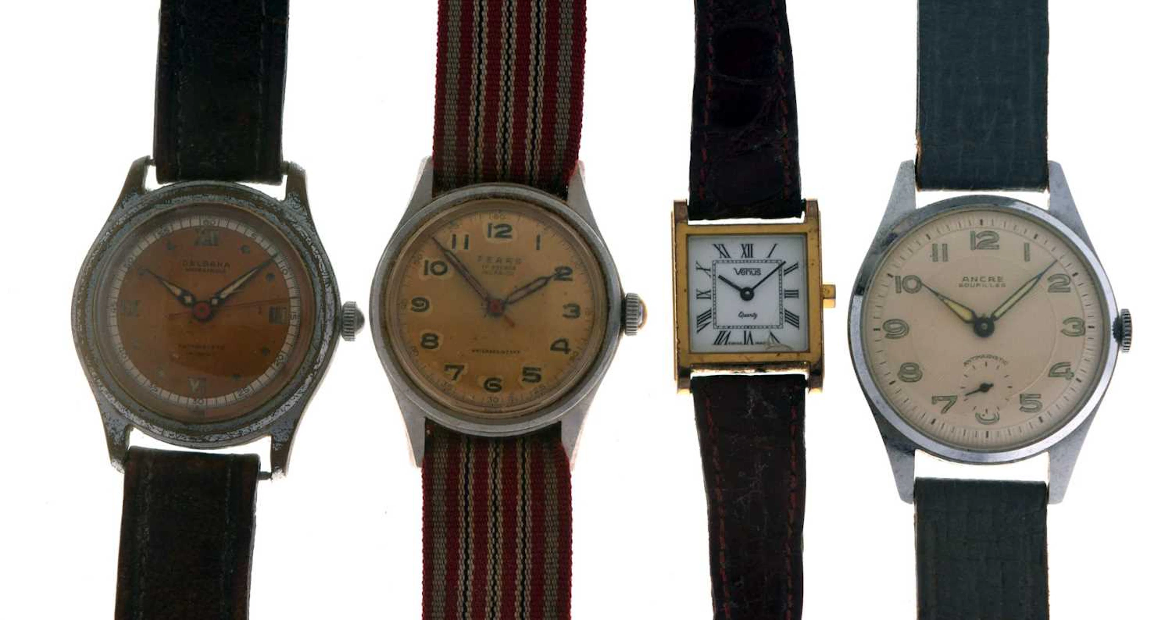 Group of vintage wristwatches