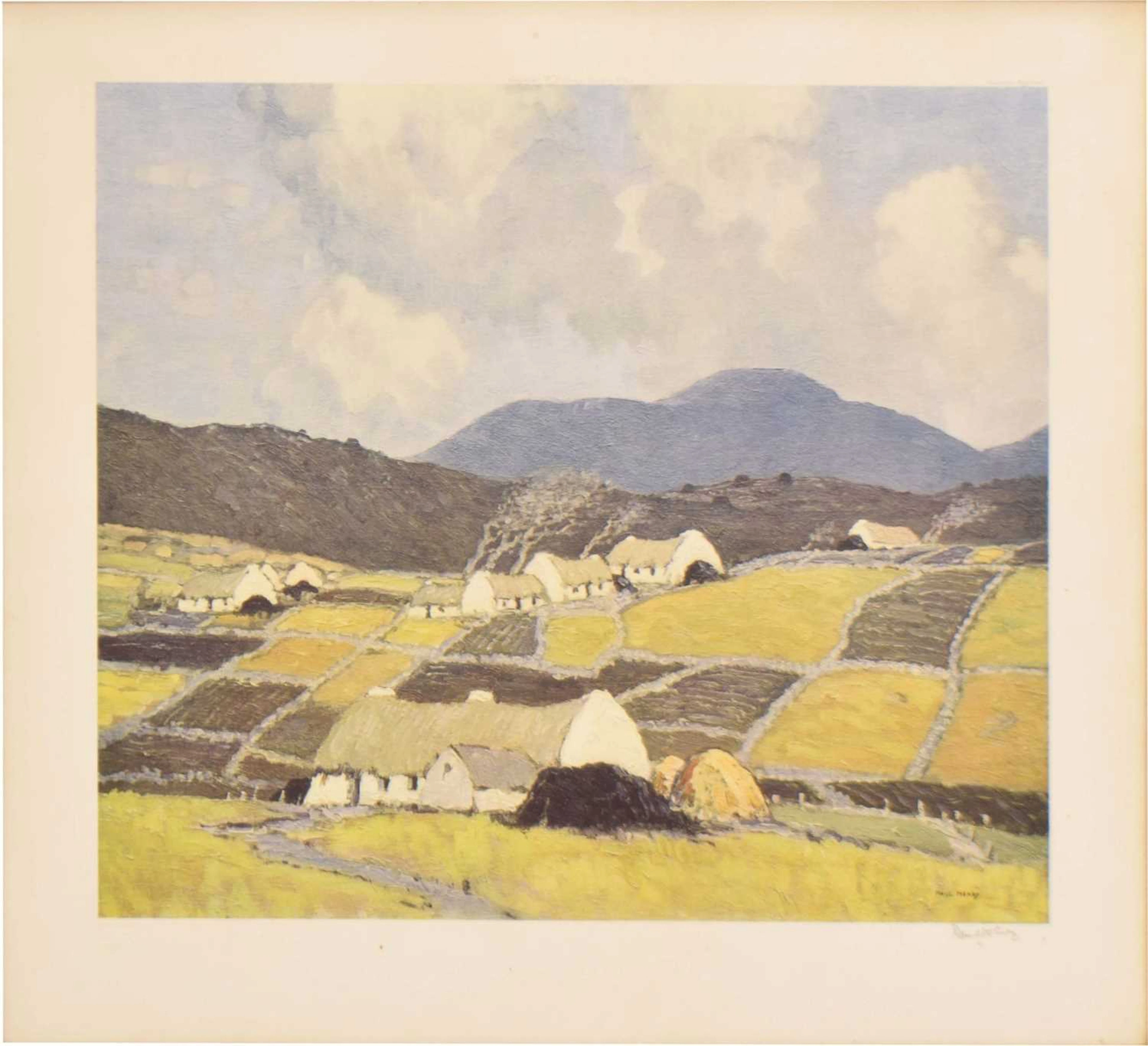 After Paul Henry (Irish, 1876-1958) - Colour print - 'The Kingdom of Kerry'