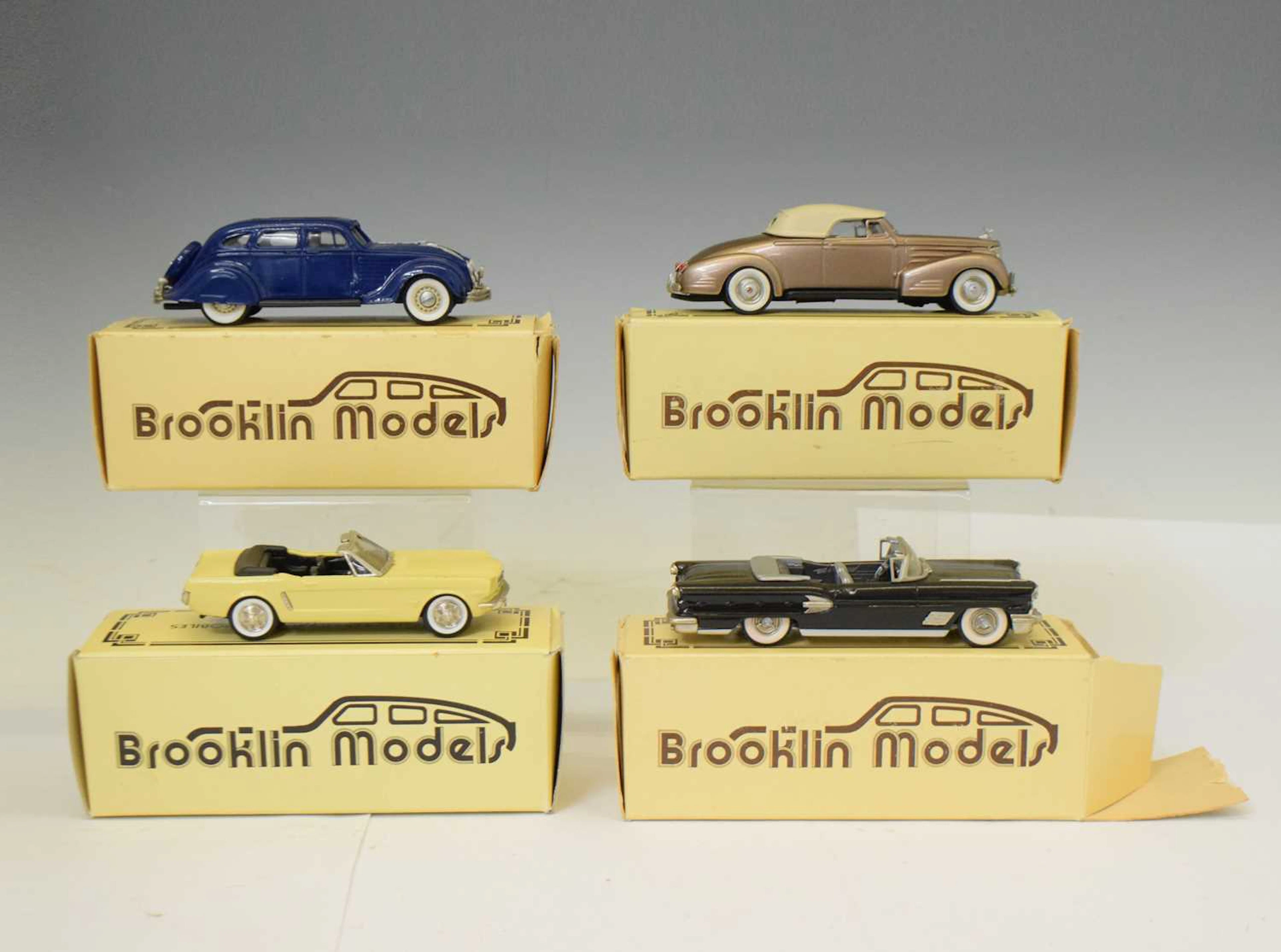 Brooklin Models - Four boxed 1:43 scale model vehicles