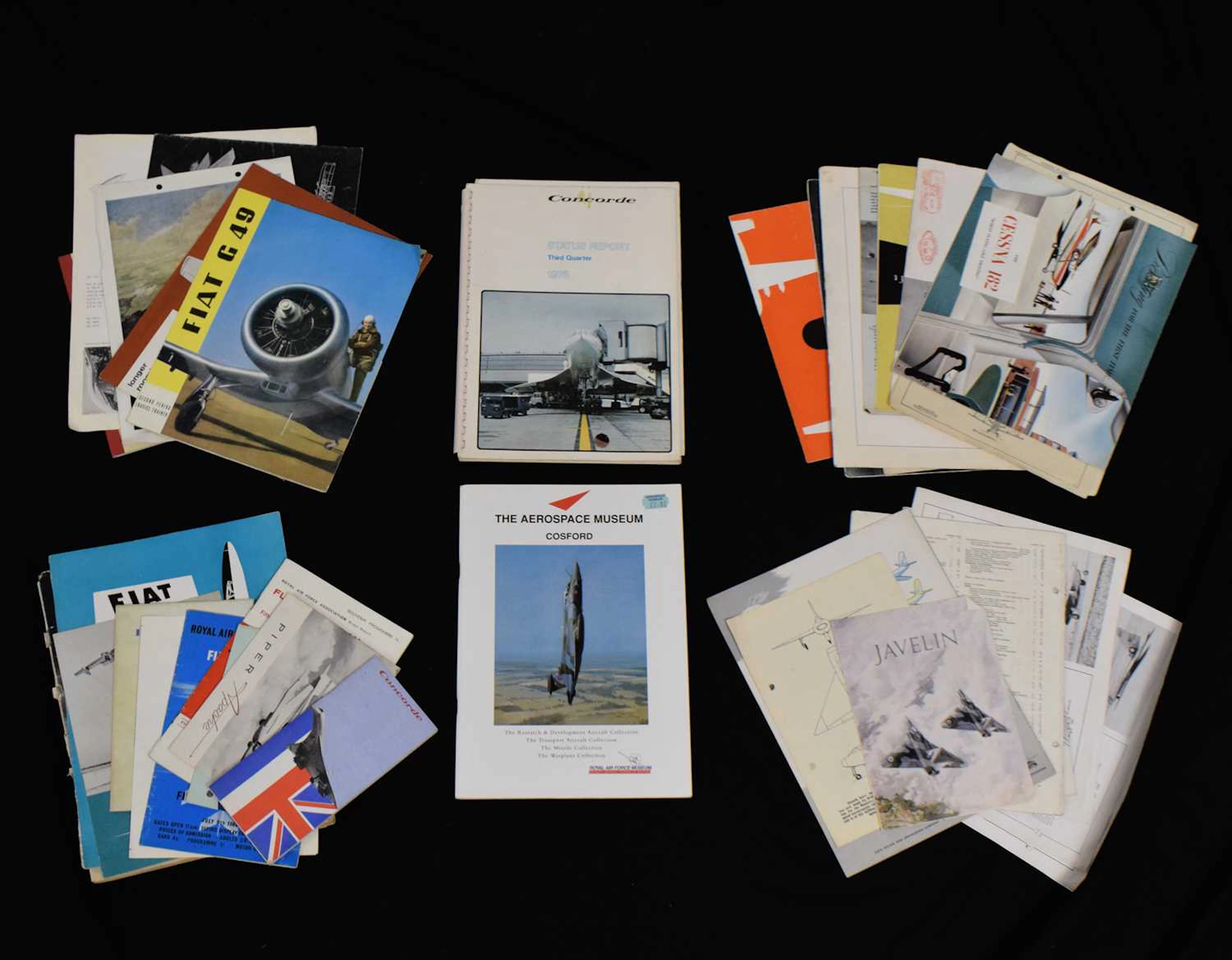 Collection of aviation booklets, posters and leaflets, to include: Concorde
