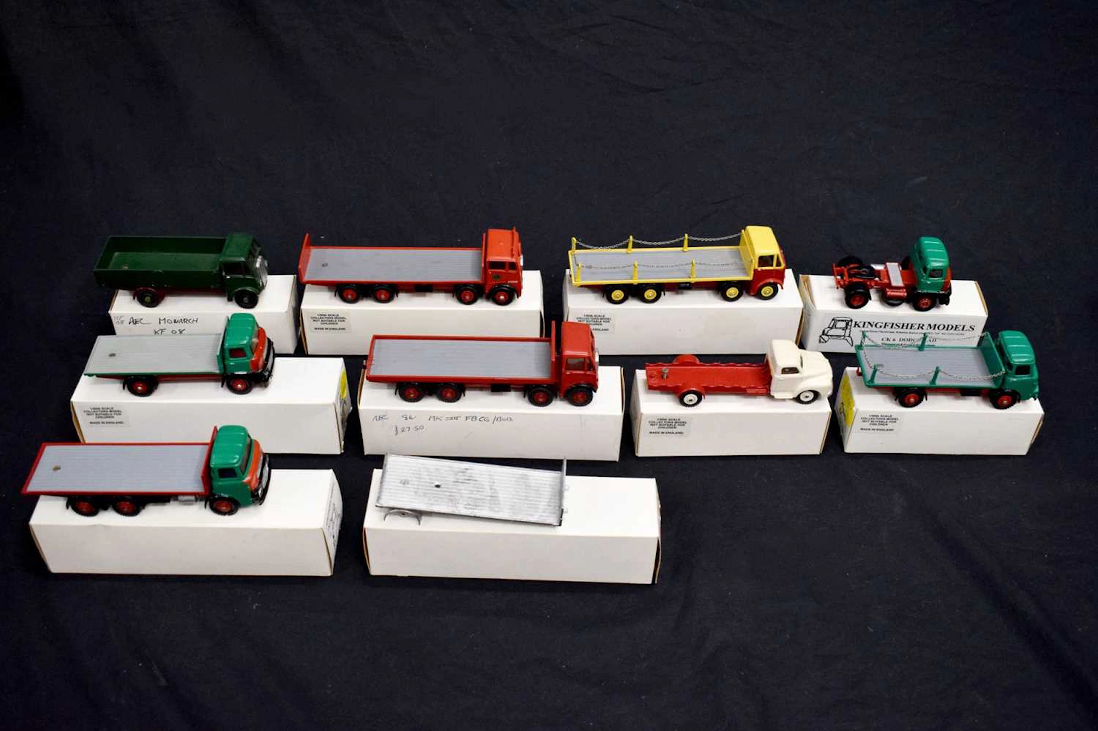 Kingfisher Models - Ten boxed diecast model vehicles