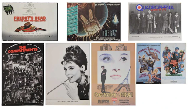 Collection of film/home video posters: The Fly, Freddie's Dead, Cenerentola