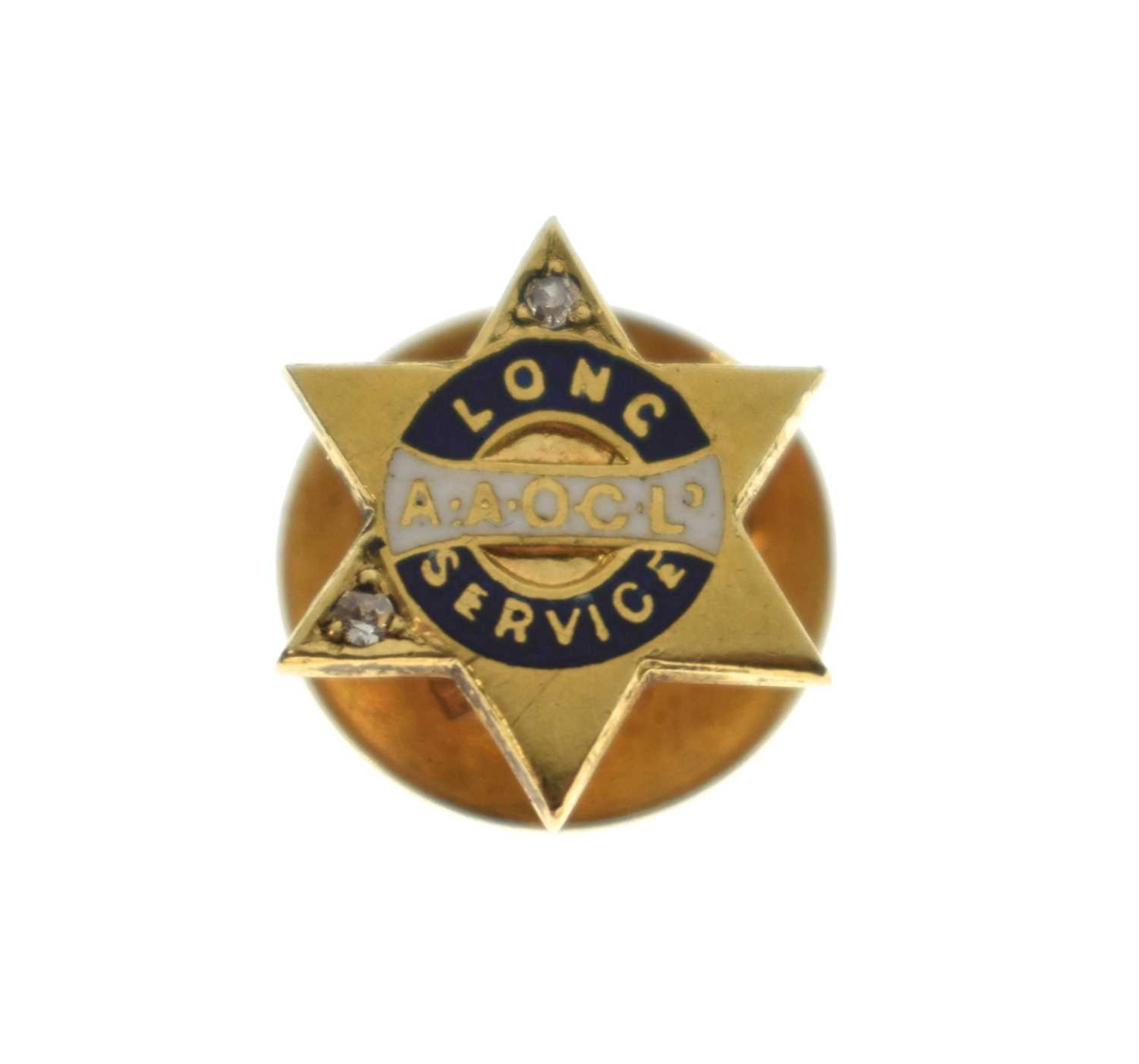 AAOCL Long Service lapel badge