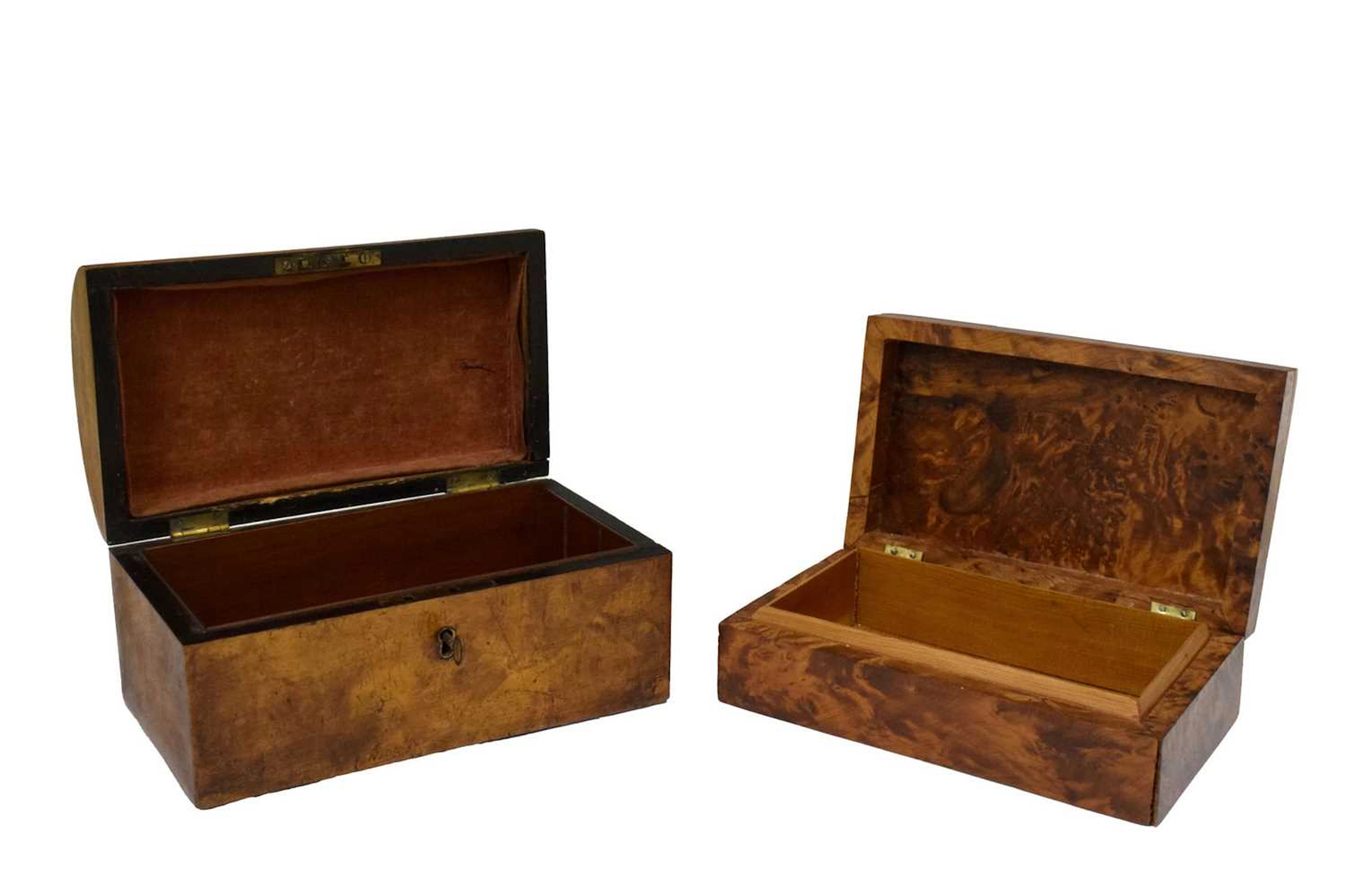 Early 20th century dome topped box