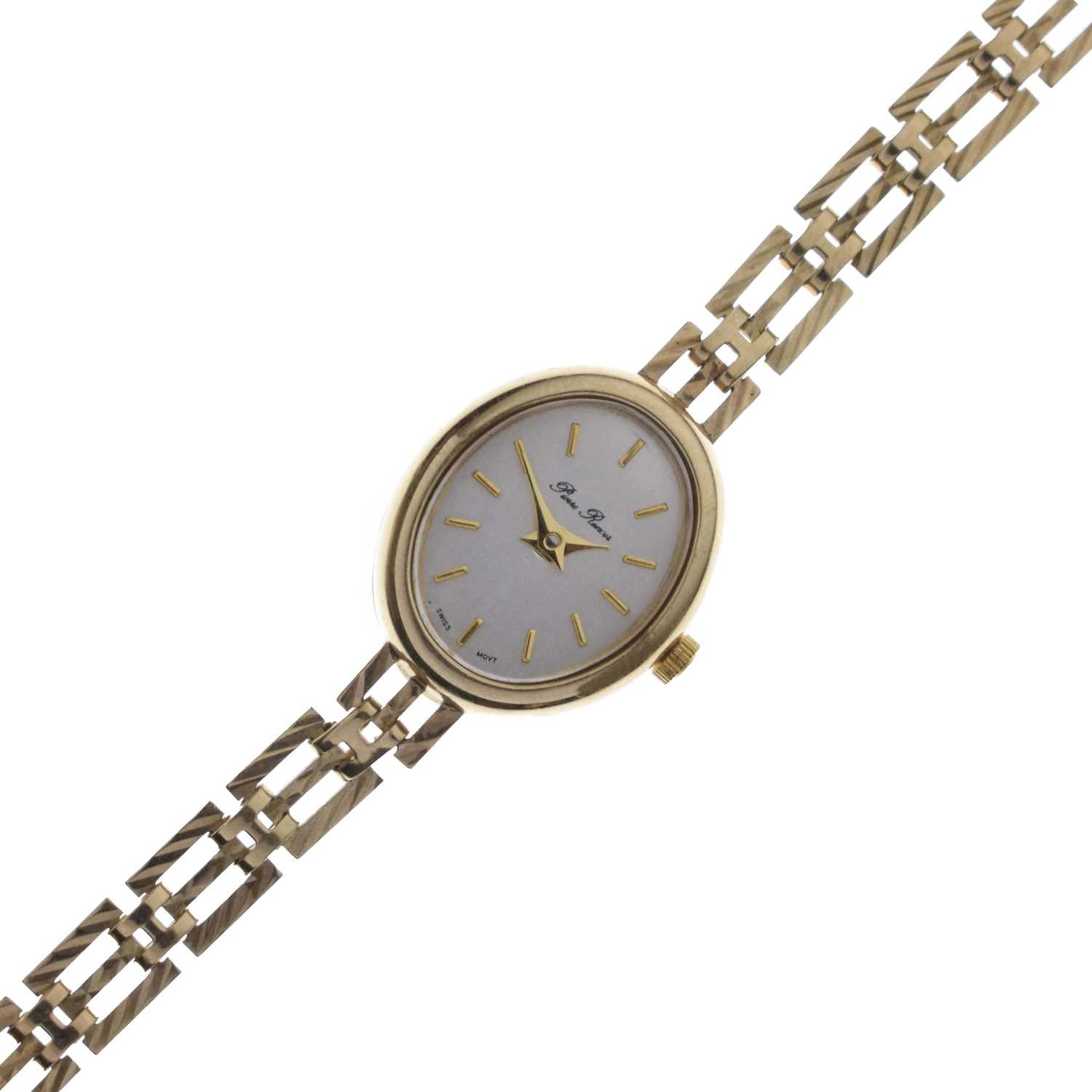 Pierre Renoir - Lady's 9ct gold bracelet watch