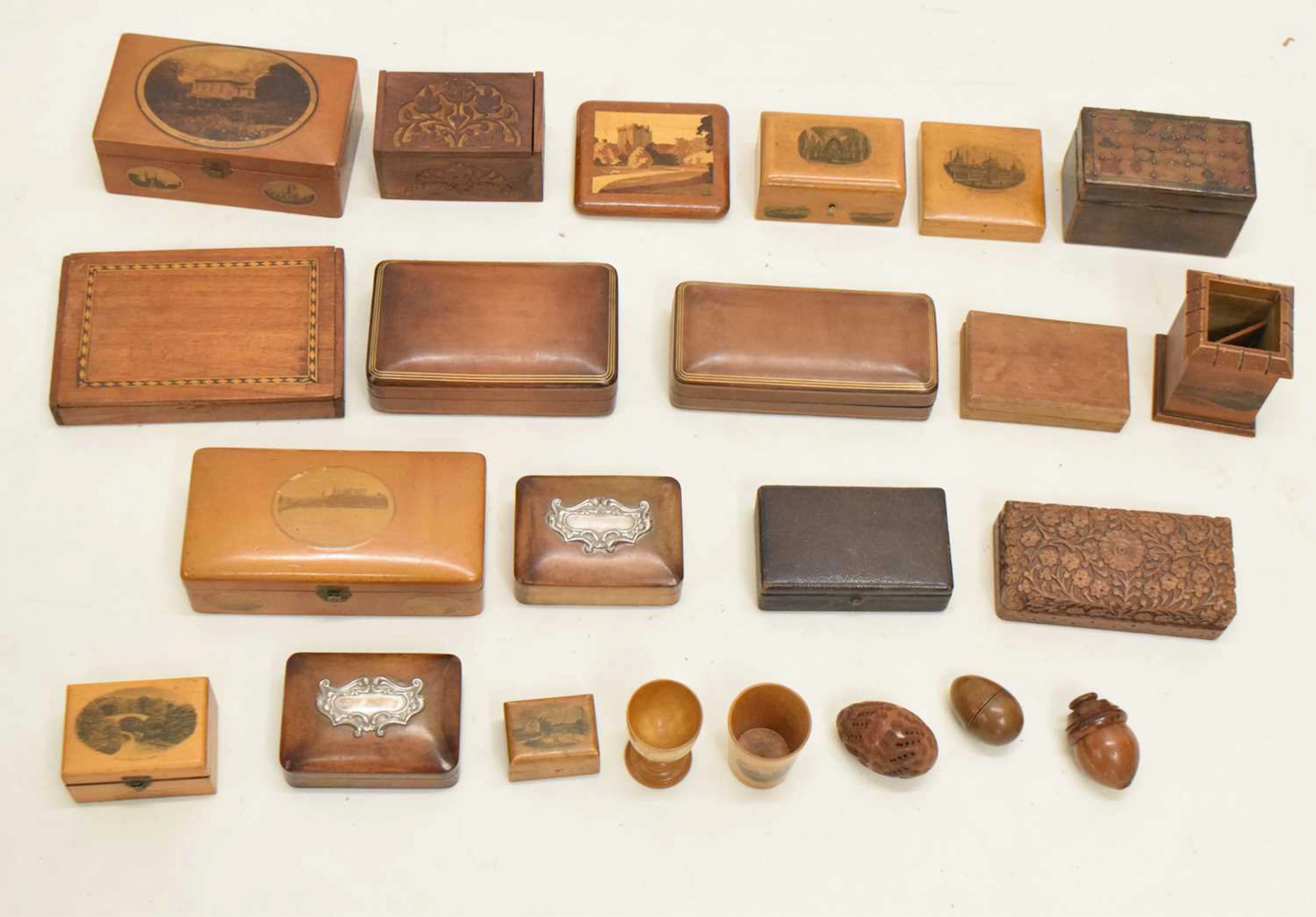 Collection of Mauchline ware