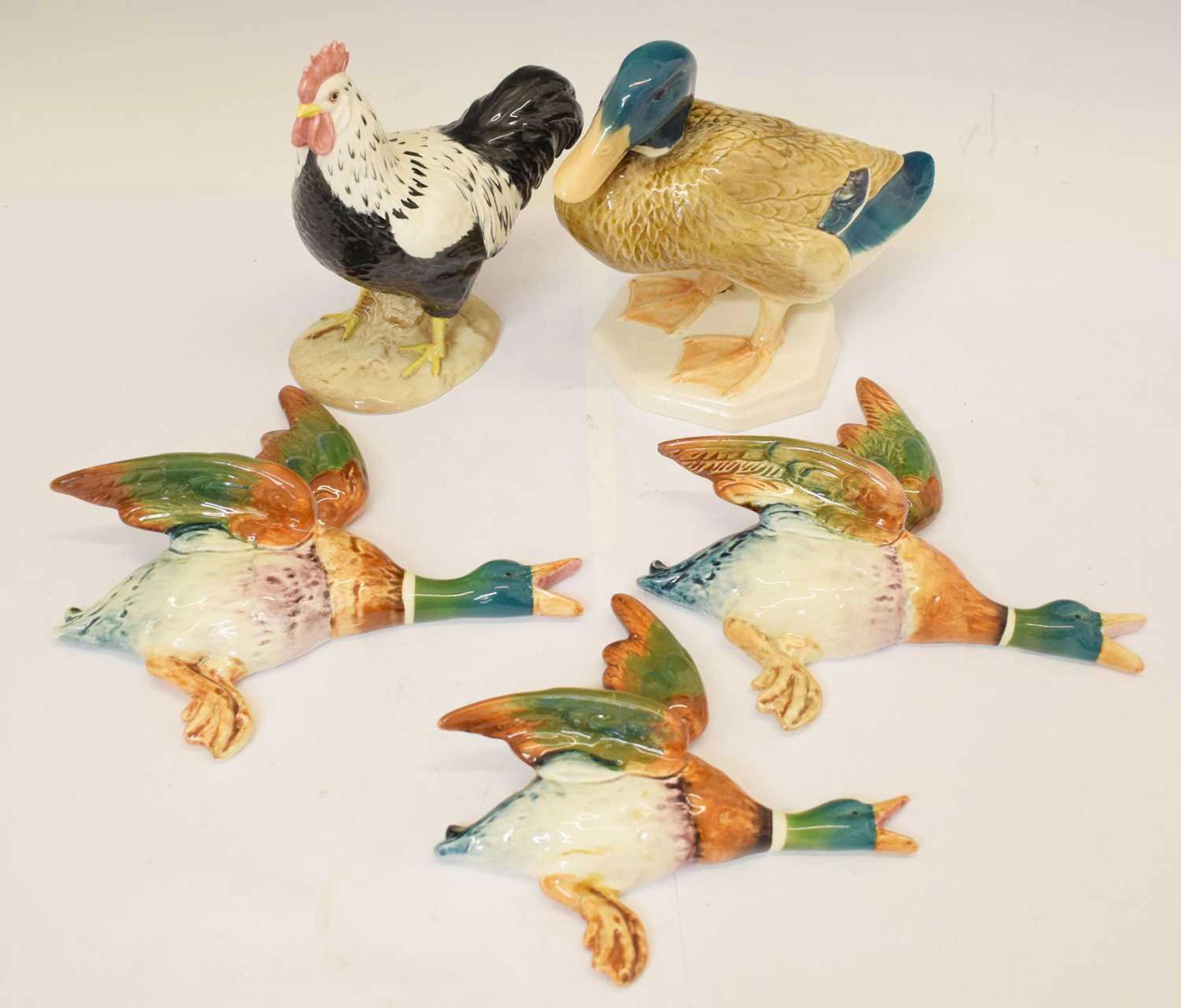 Beswick - Three flying ducks, etc