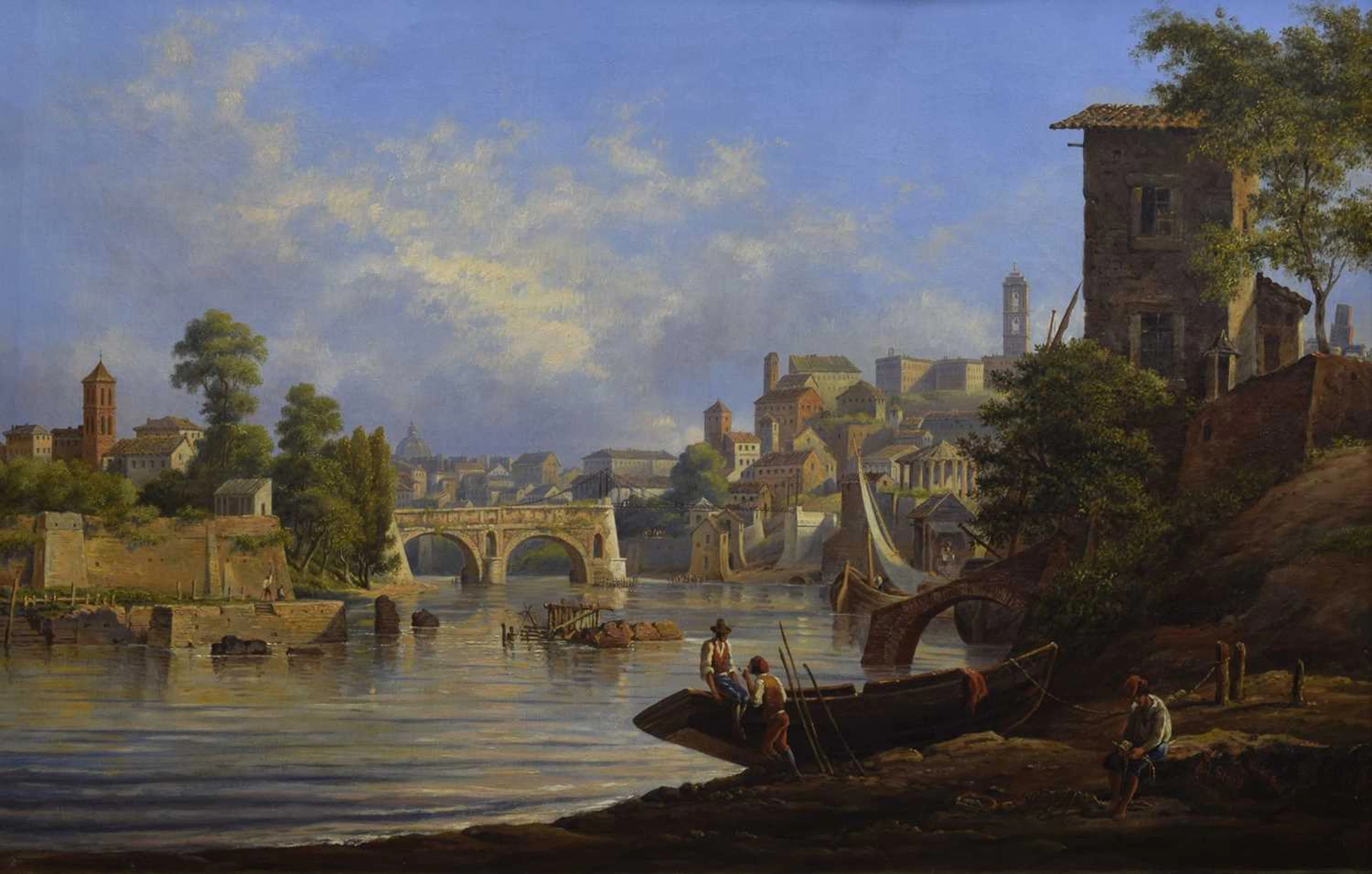 Arthur John Strutt - (British, 1819–1888) - Oil on canvas - View of