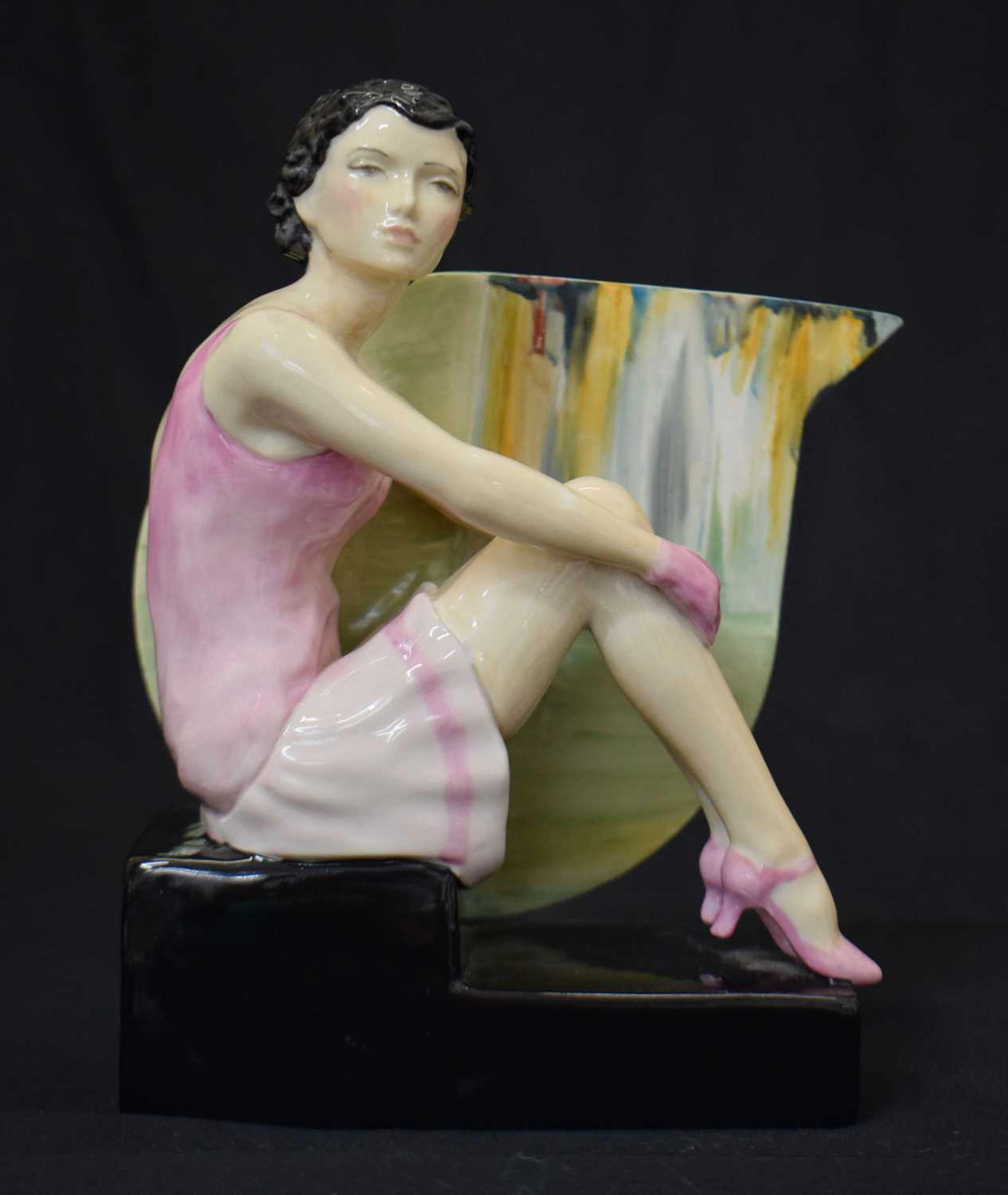 Peggy Davies Ceramics - 'Back in Time', artist's original proof by John Michael