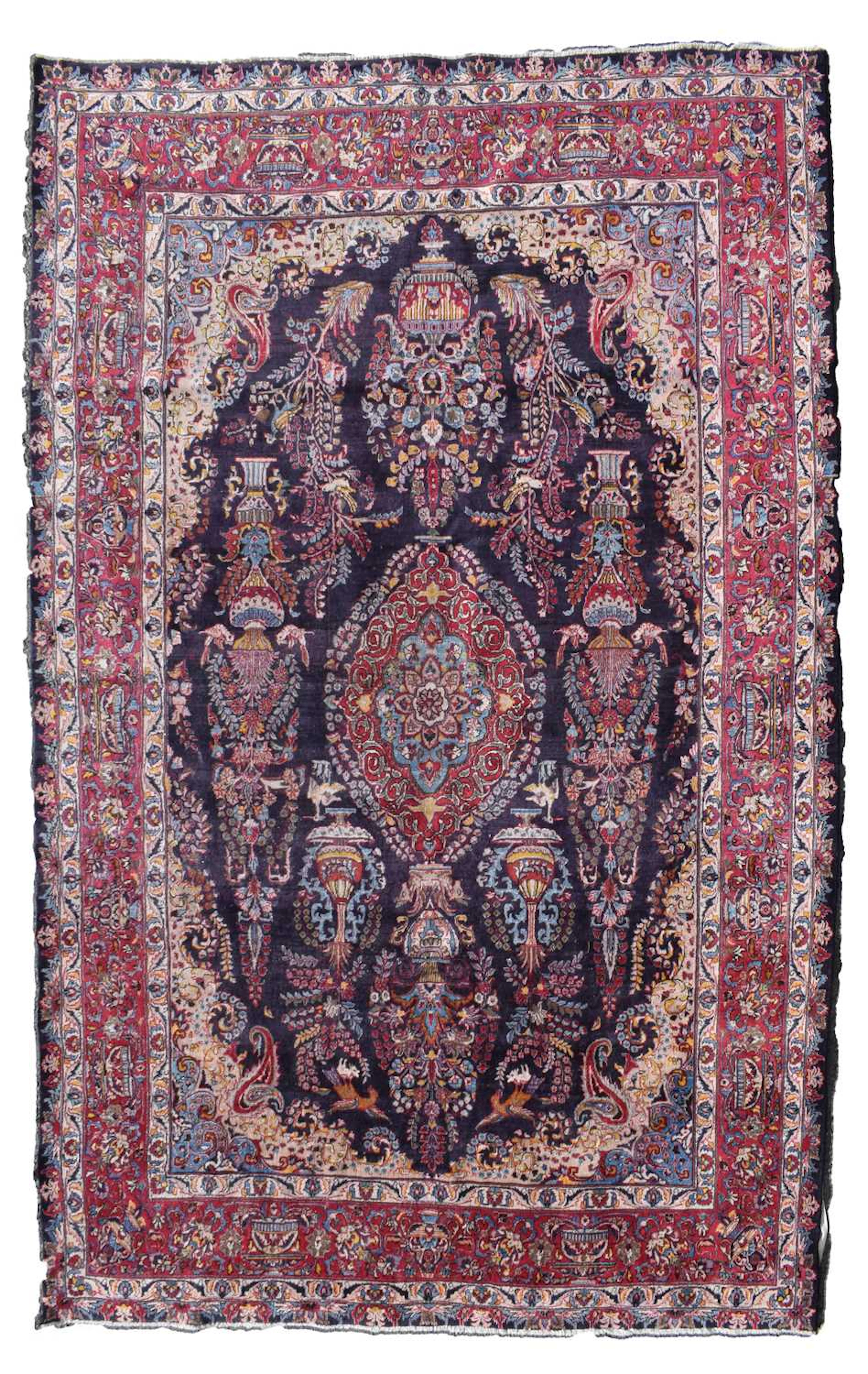 Antique Central Persian wool carpet