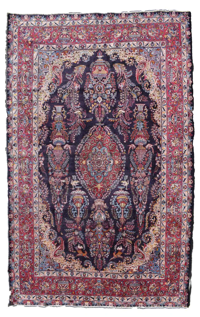 Antique Central Persian wool carpet