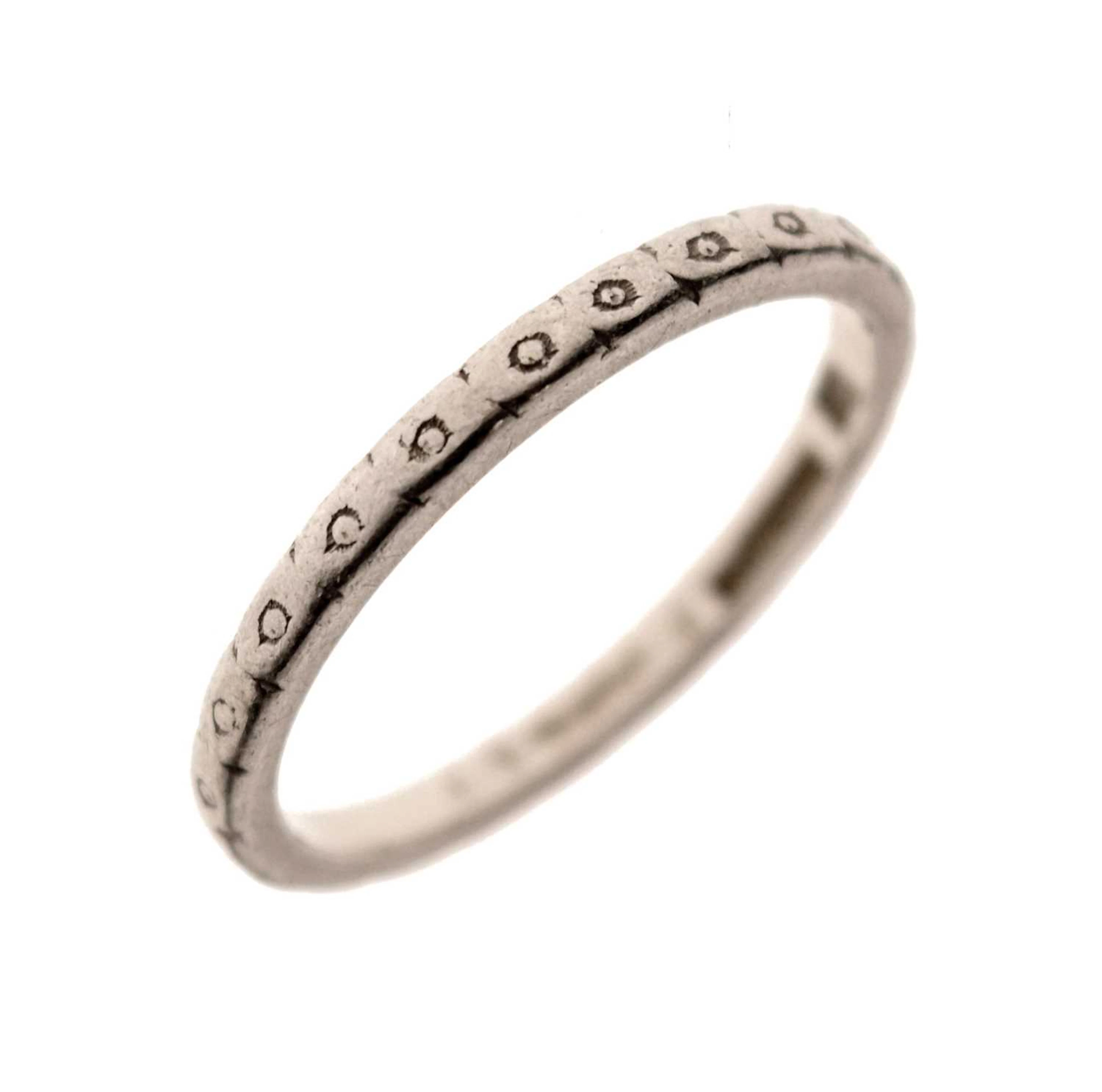 Platinum wedding band