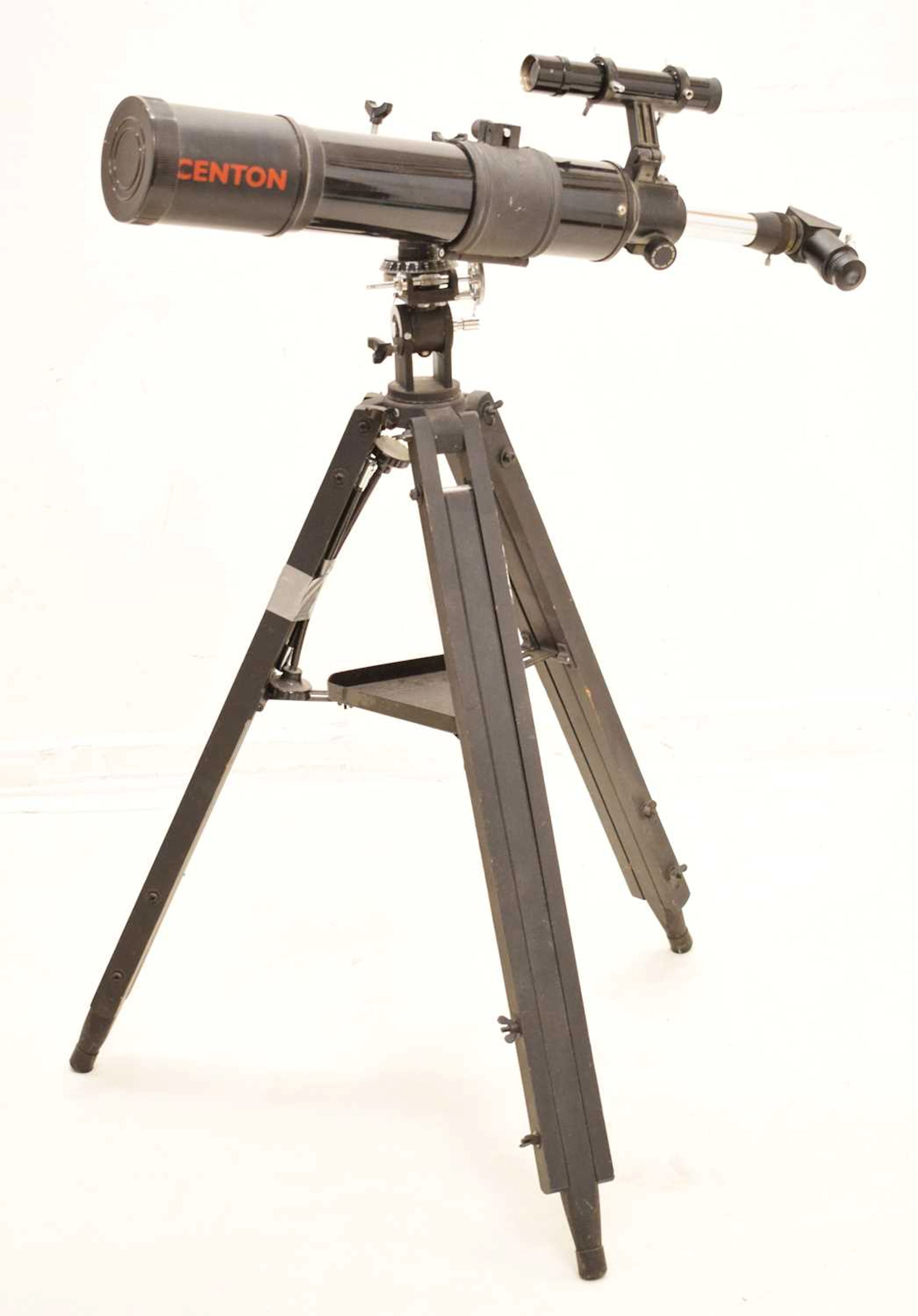 Modern Centon telescope with adjustable tripod stand, and accessories