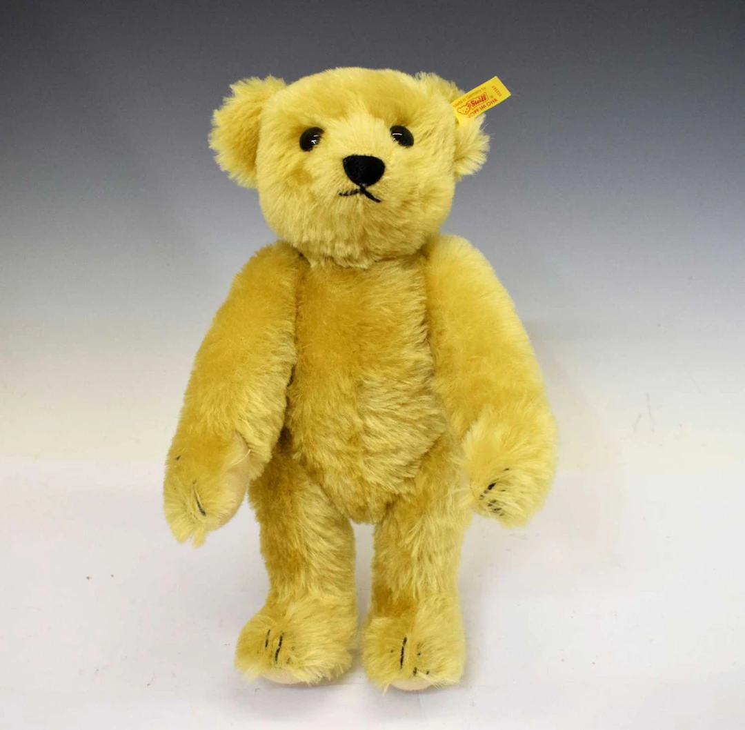 Steiff - Gold mohair teddy bear