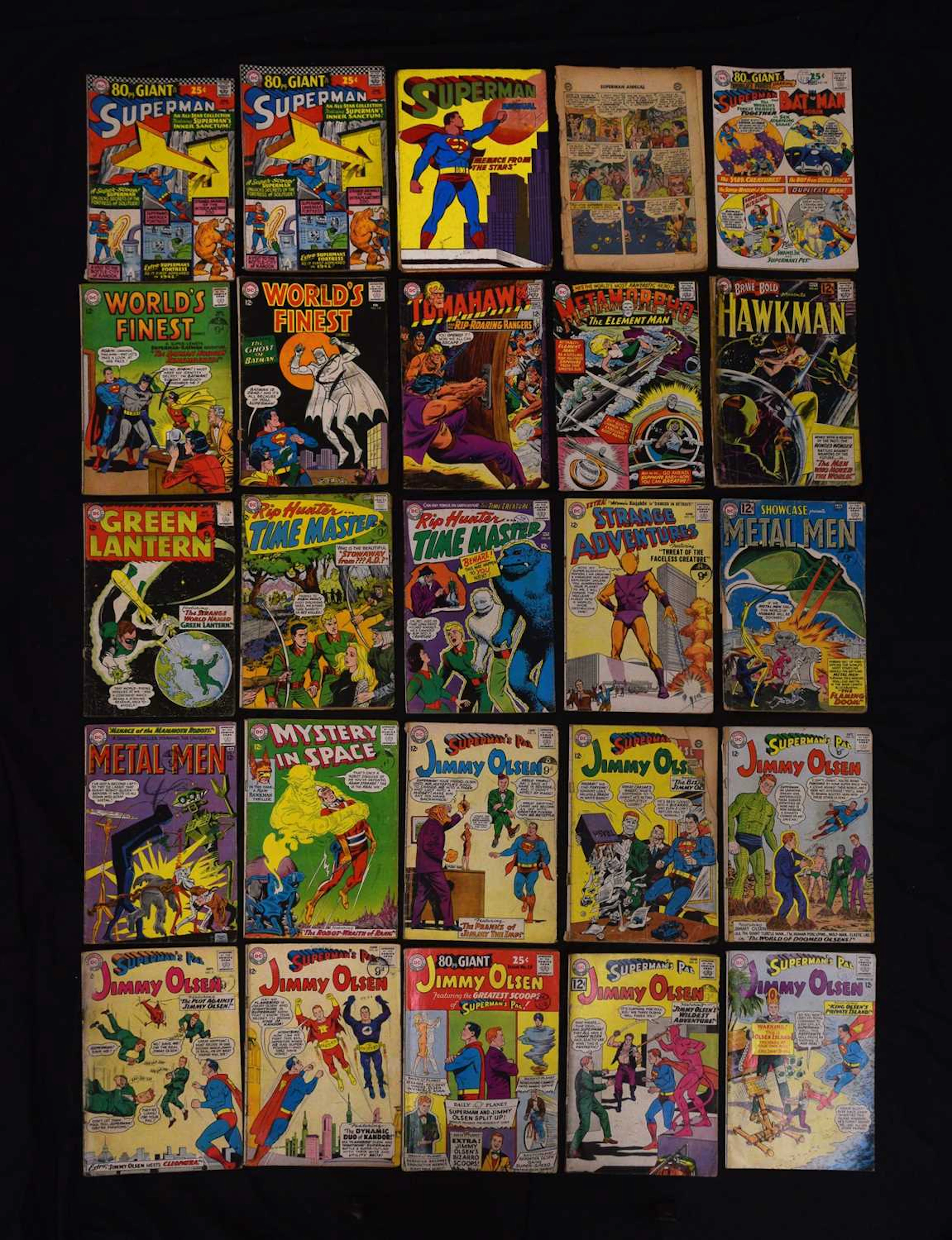Collection of mainly 1960s DC comics