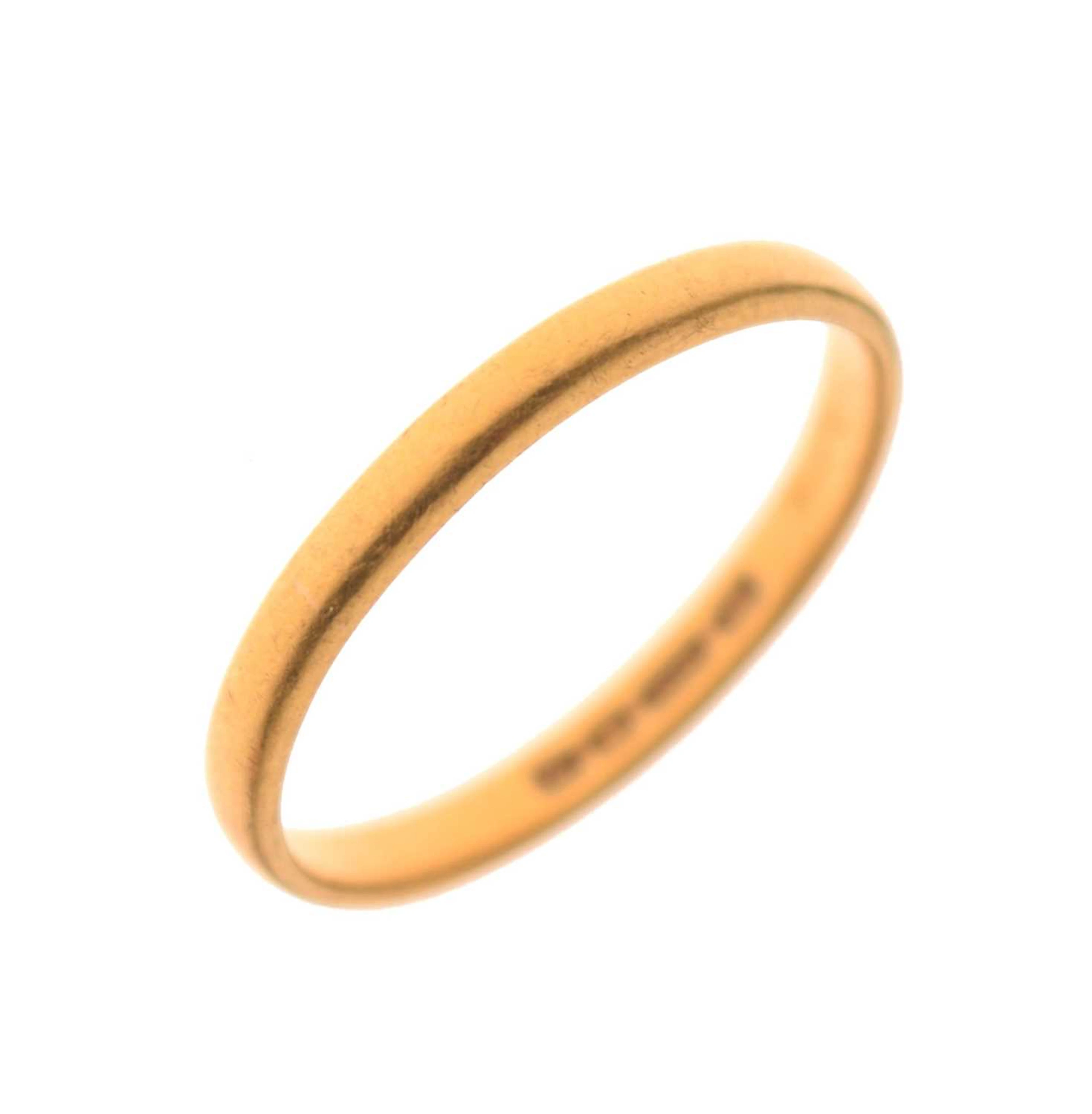 22ct gold wedding band