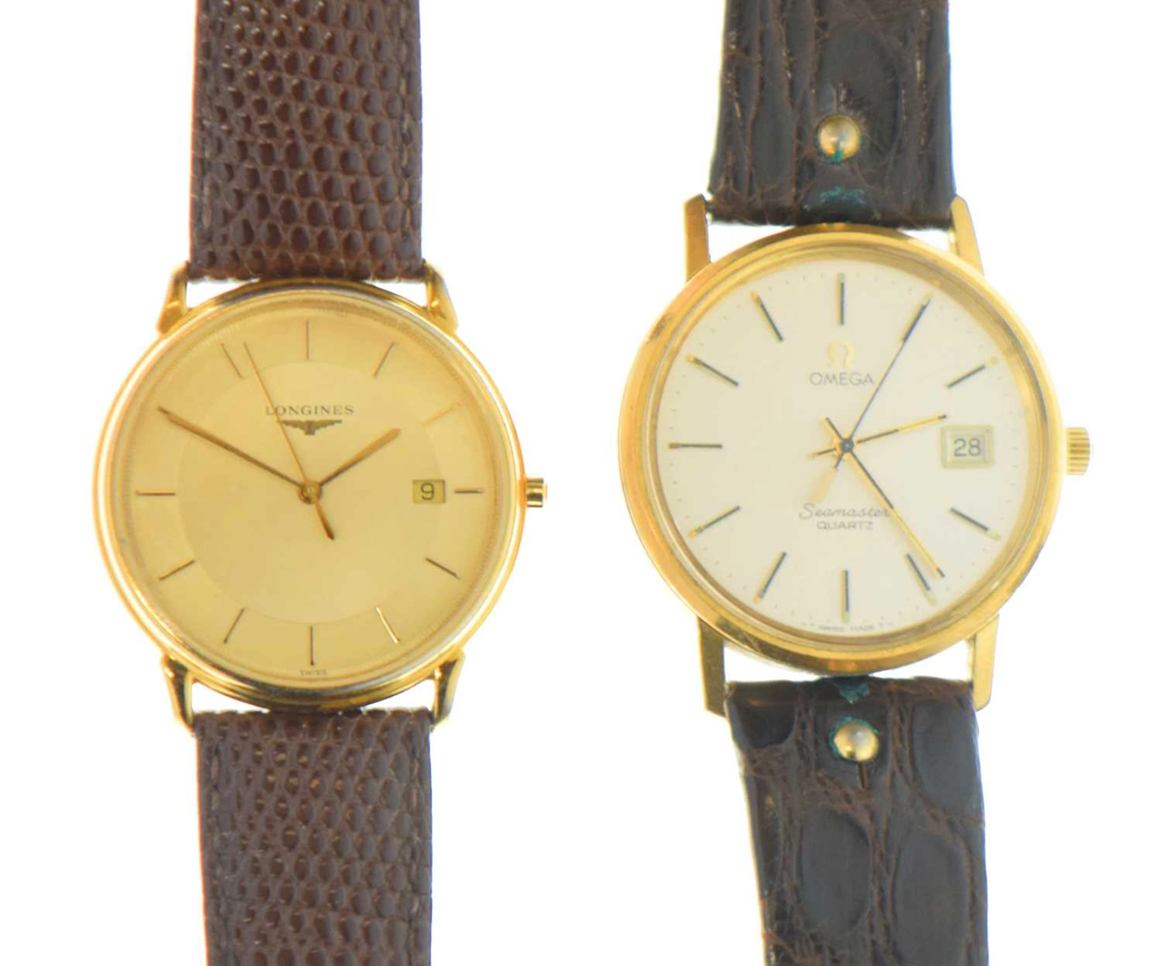 Omega - Seamaster gold plated wristwatch