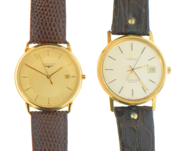 Omega - Seamaster gold plated wristwatch