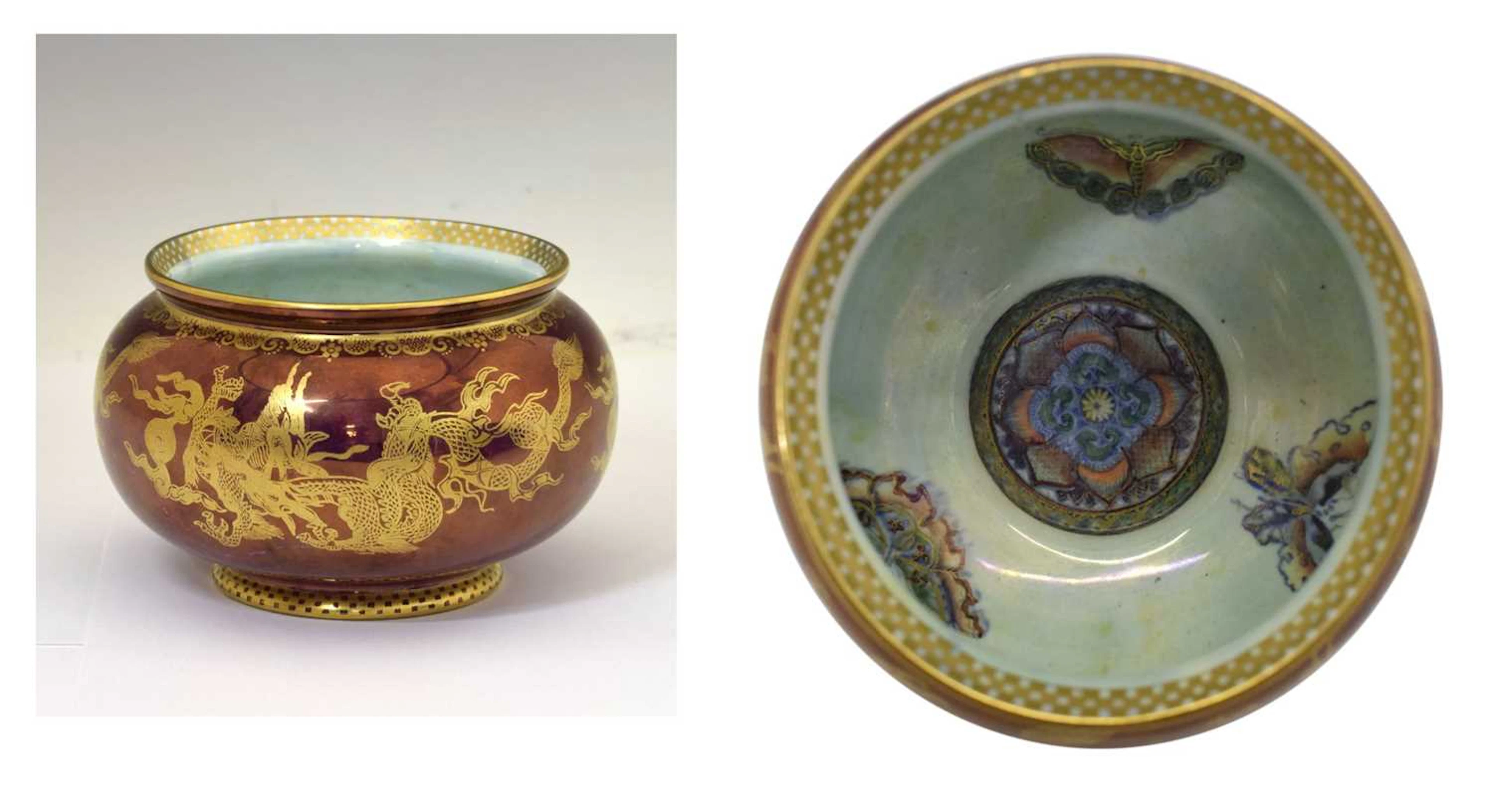 Wedgwood Butterfly Lustre bowl
