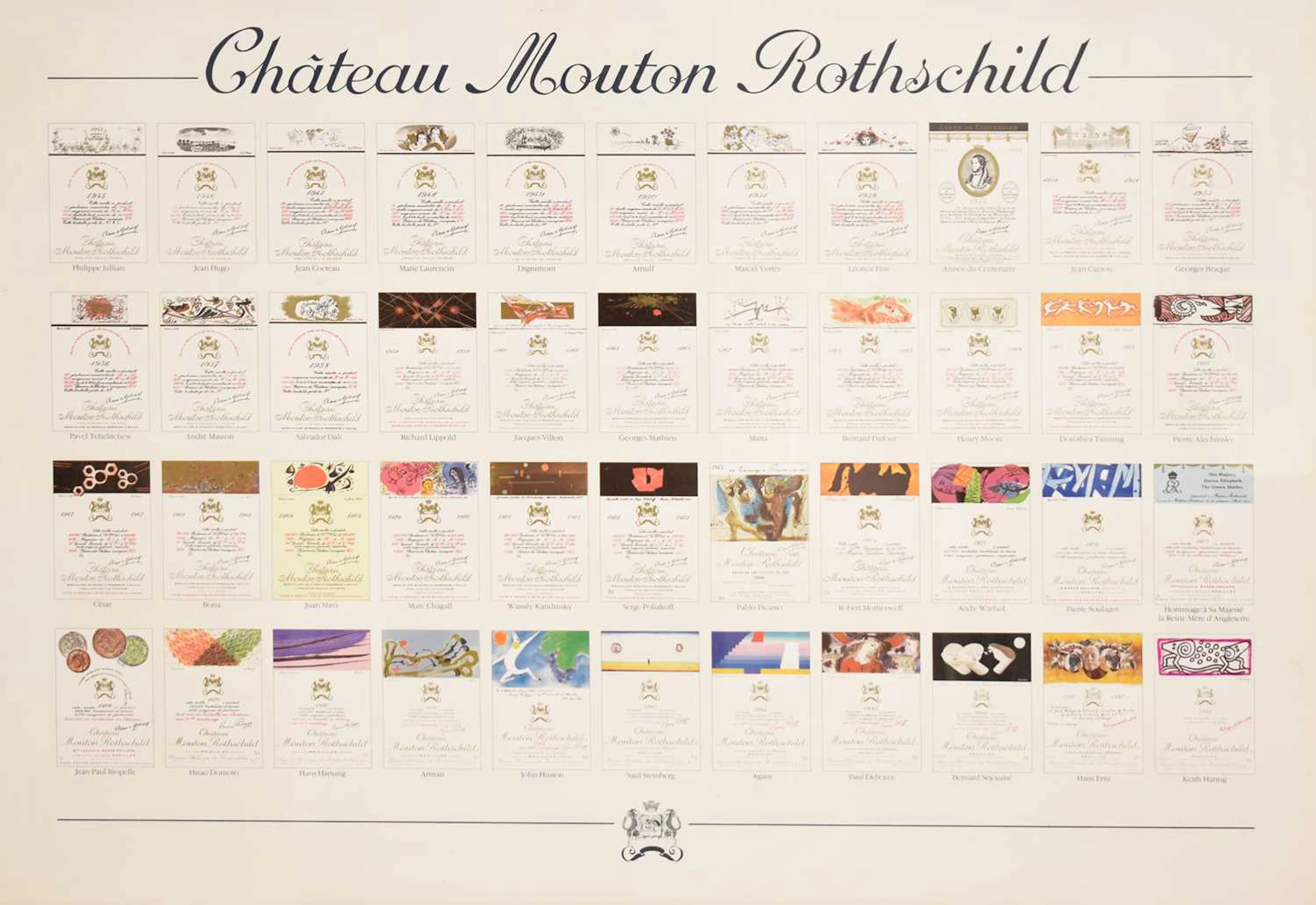 Chateau Mouton Rothschild poster