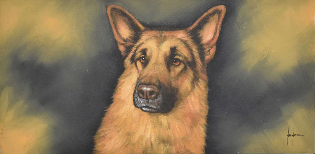 Mike Nance (20th century) - Oil on canvas board - Alsatian or German