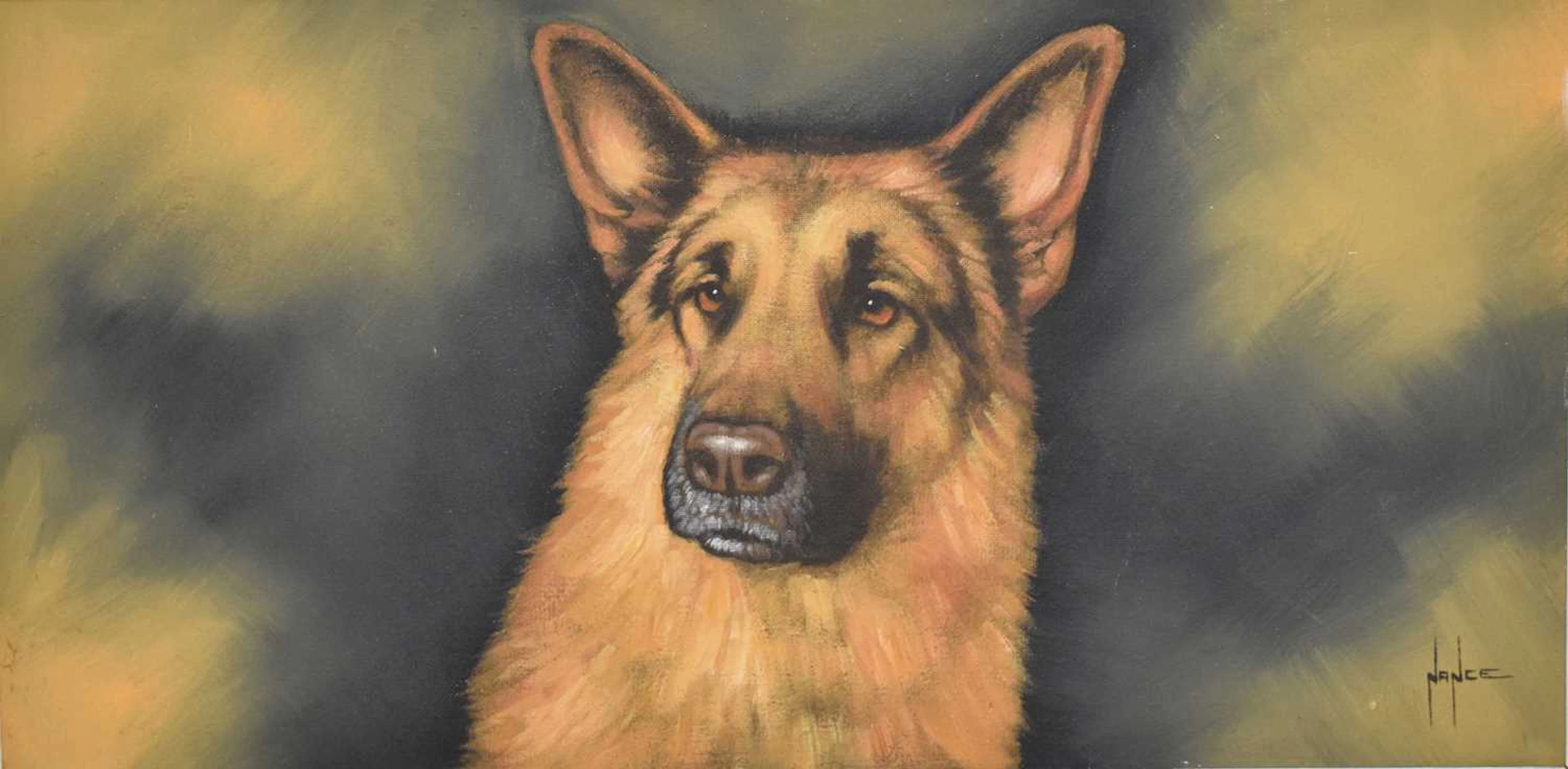 Mike Nance (20th century) - Oil on canvas board - Alsatian or German